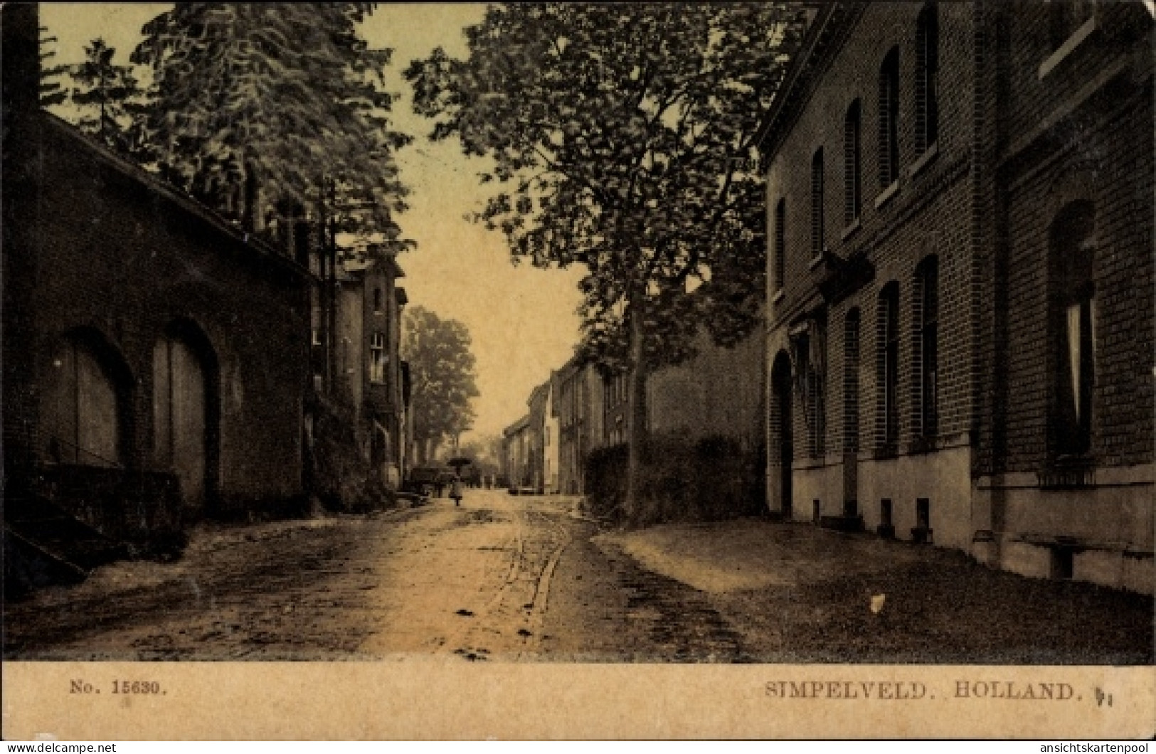 CPA Simpelveld Limburg Niederlande, Straße