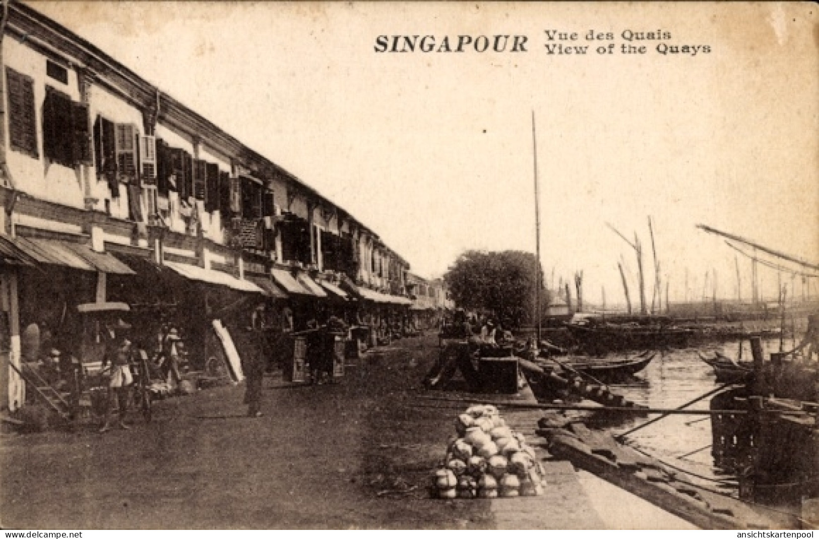 CPA Singapur Singapur, Blick auf die Kais