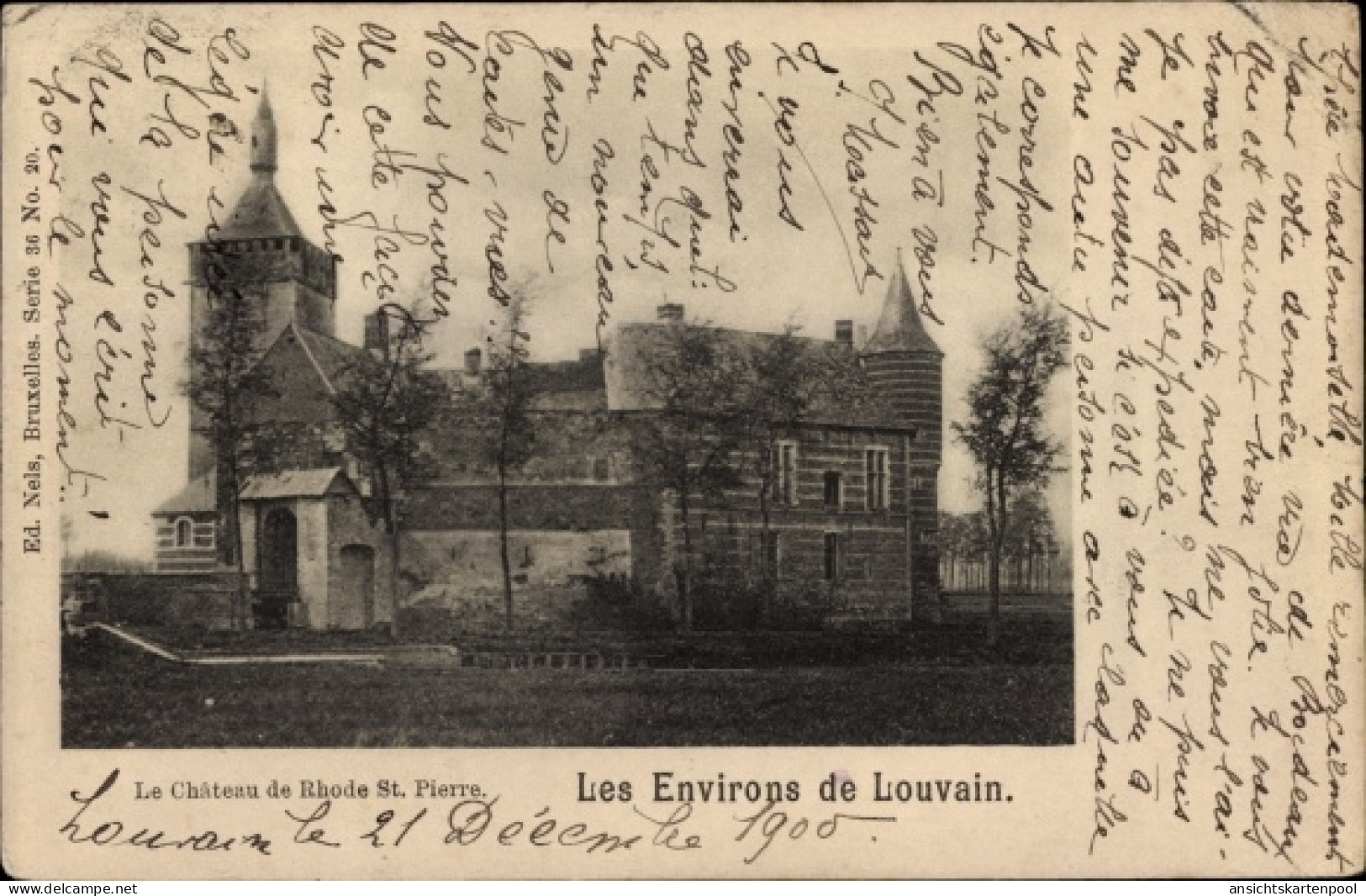 CPA Sint Pieters Rode Holsbeek Rhode St Pierre Flämisch Brabant, Le chateau