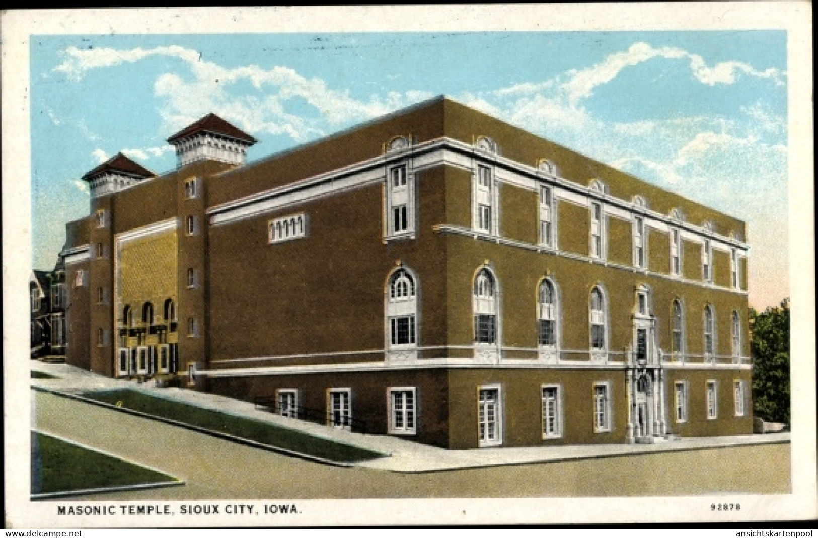 CPA Sioux City Iowa USA, Freimaurertempel