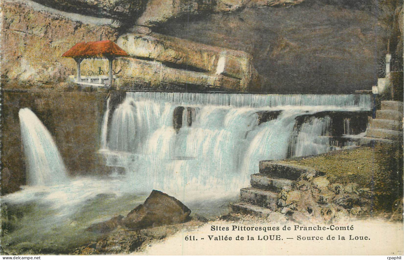 CPA Sites Pittoresques de Franche Comte Vallee de la Loue Source de la Loue