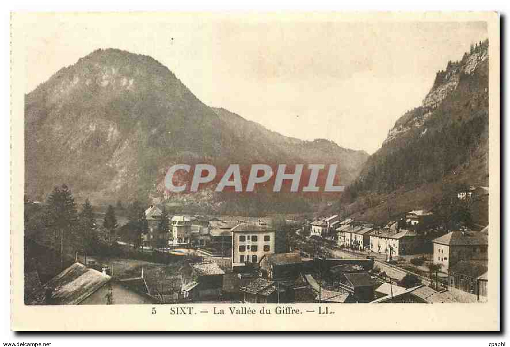 CPA Sixt La Vallee du Giffre