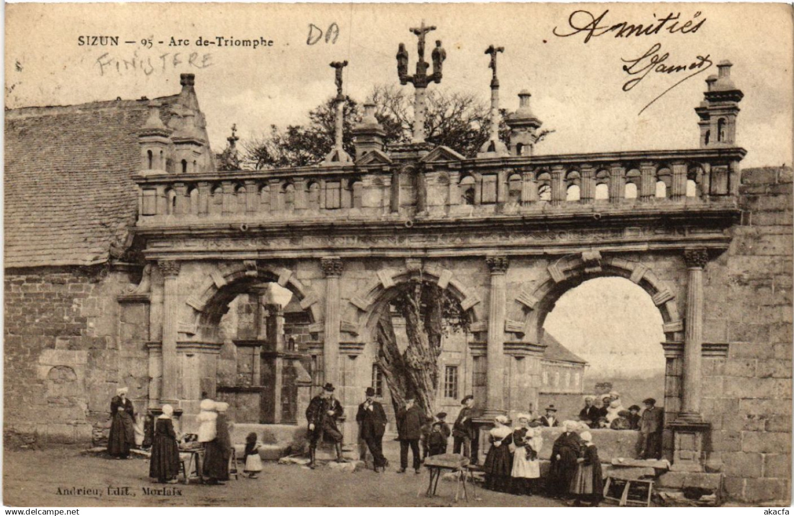 CPA SIZUN - Arc de Triomphe (458379)
