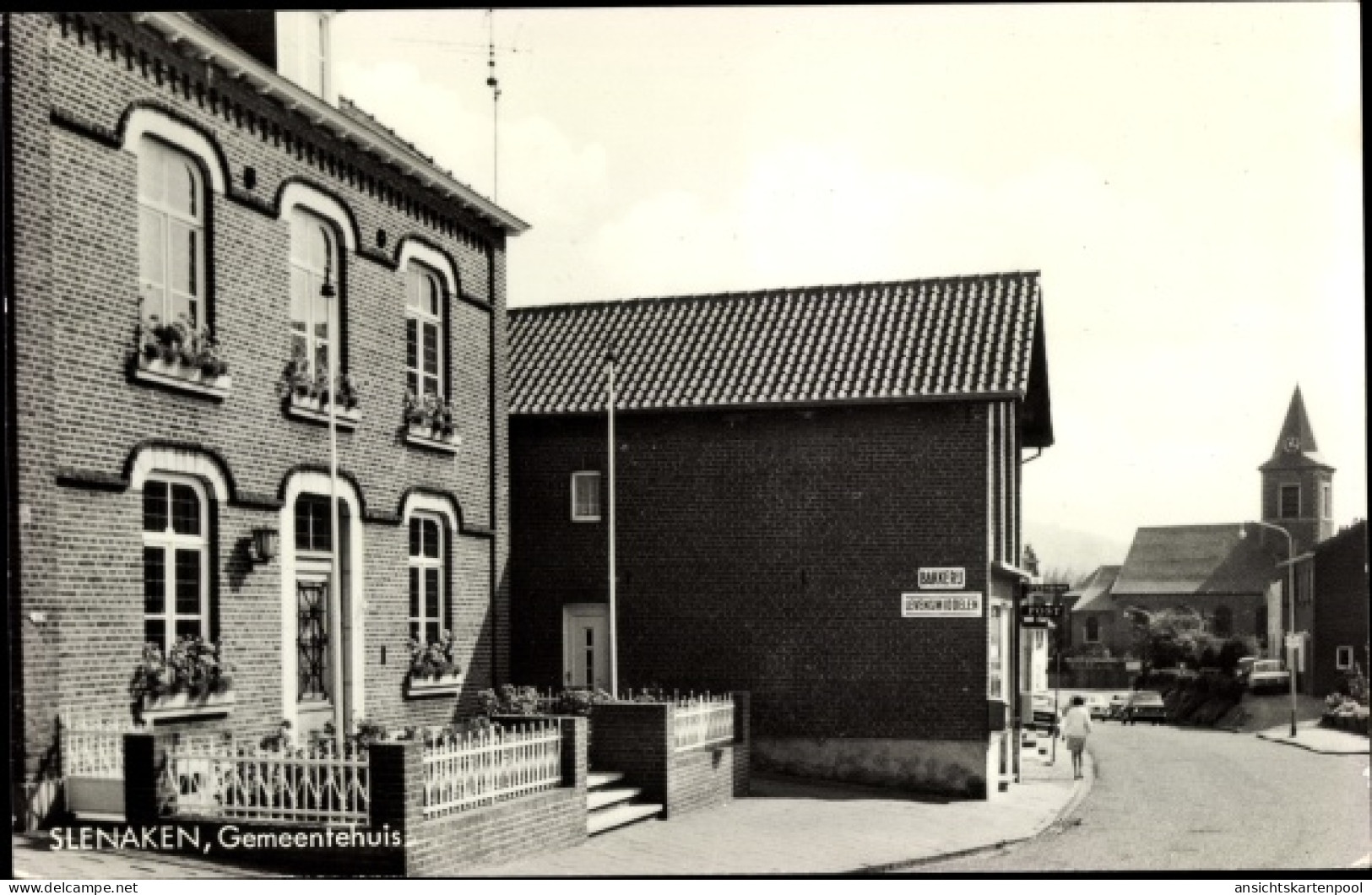 CPA Slenaken Gulpen Wittem Limburg Niederlande, Gemeentehuis