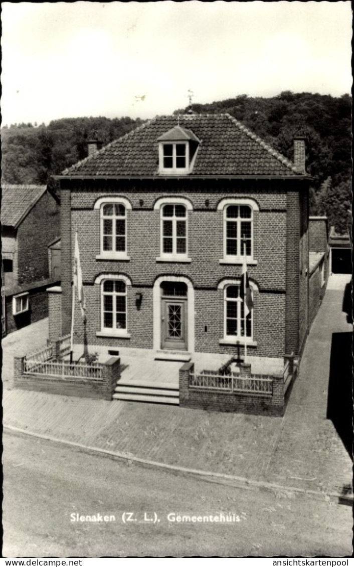 CPA Slenaken Gulpen Wittem Limburg Niederlande, Gemeentehuis