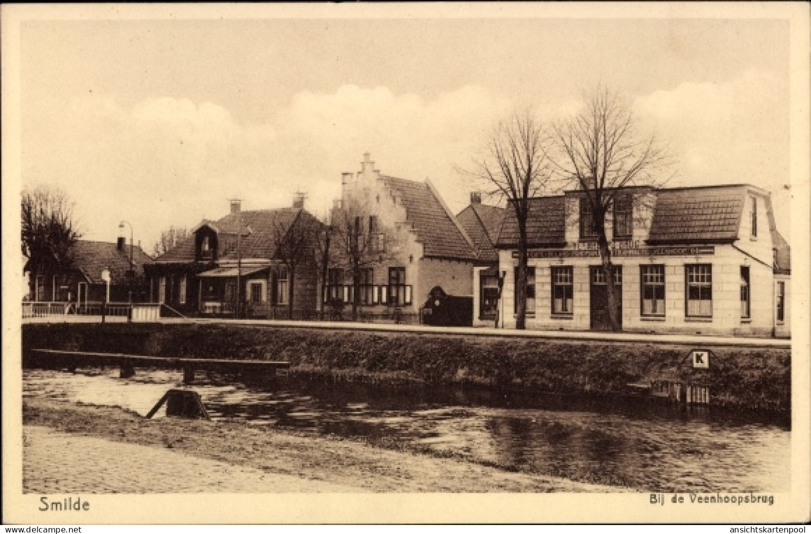 CPA Smilde Drenthe Niederlande, Bei der Veenhoops-Brücke