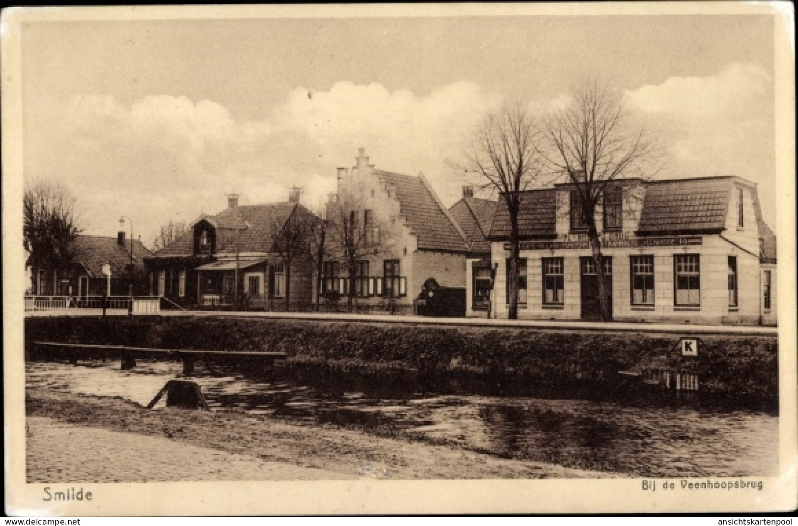 CPA Smilde Drenthe Niederlande, Bei der Veenhoops-Brücke