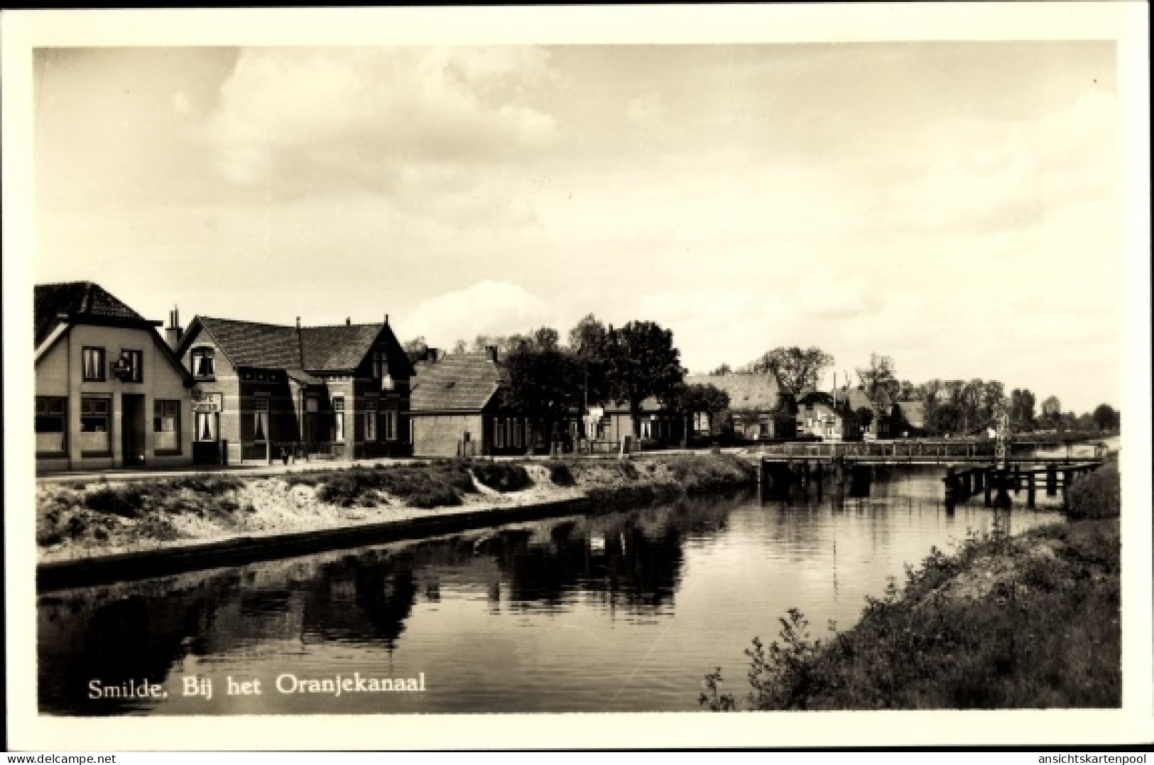 CPA Smilde Drenthe Niederlande, Bij het Oranjekanaal