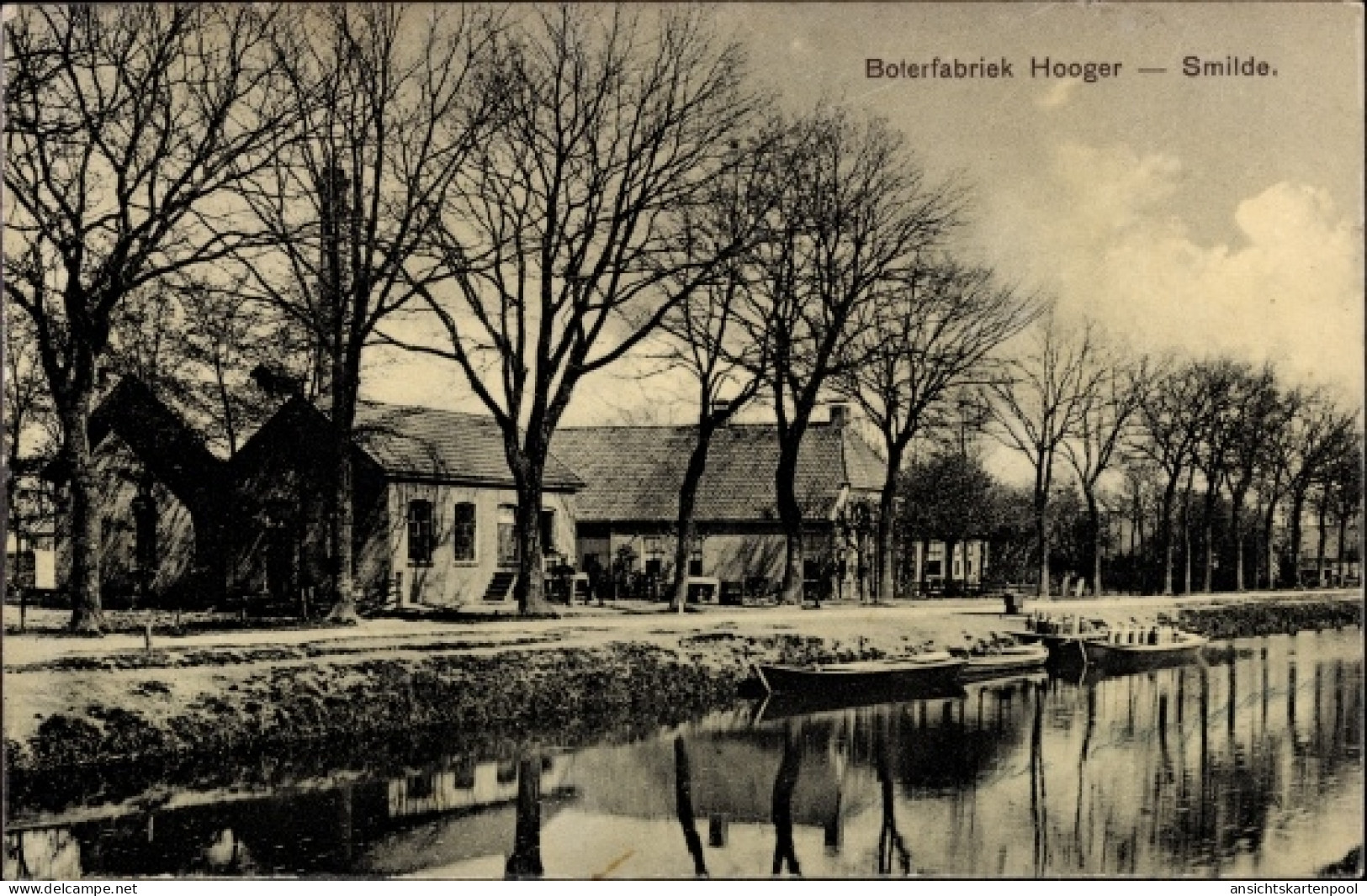 CPA Smilde Drenthe Niederlande, Butterfabrik Hooger