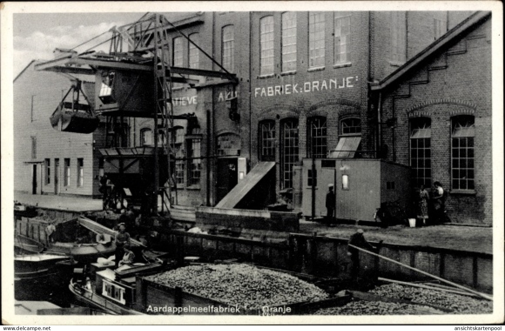 CPA Smilde Drenthe Niederlande, Kartoffelmehlfabrik Oranje