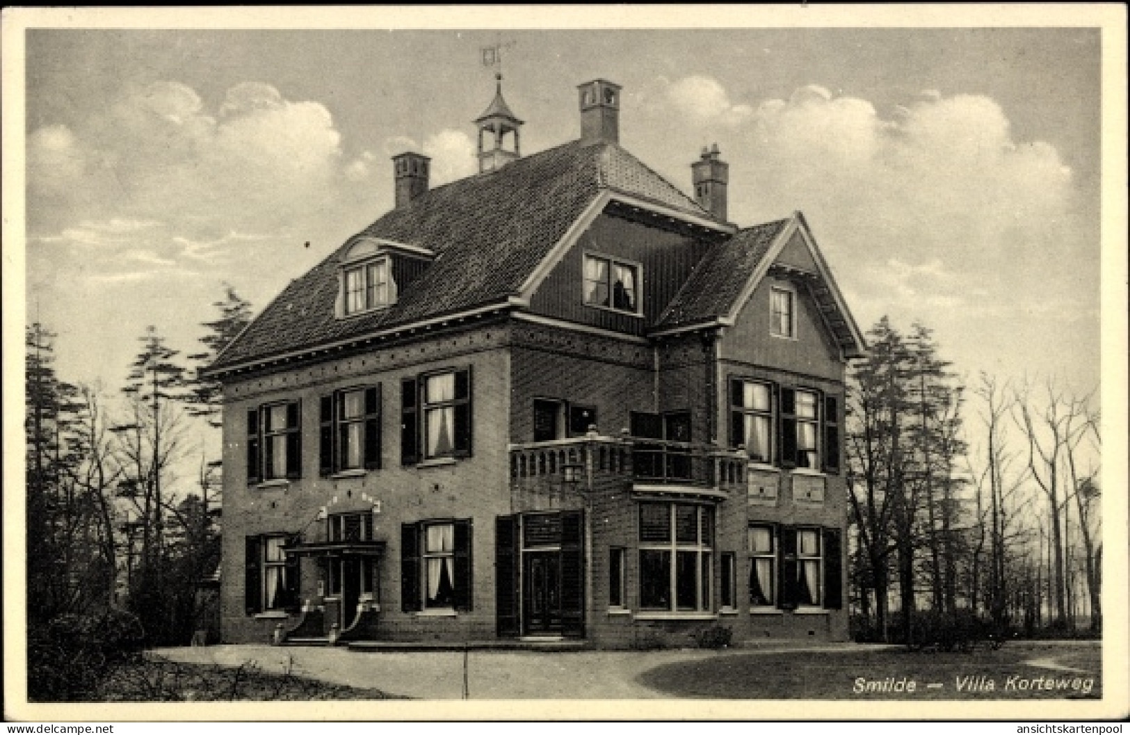 CPA Smilde Drenthe Niederlande, Villa Korteweg