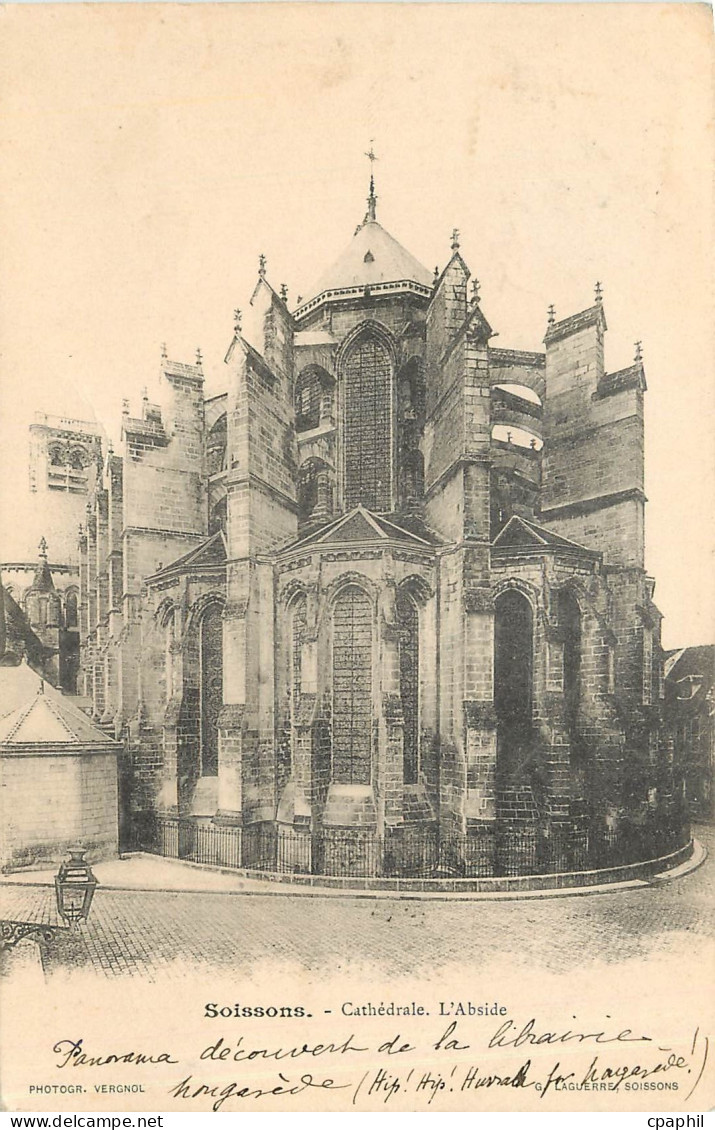 CPA Soissons Cathedrale L'Abside