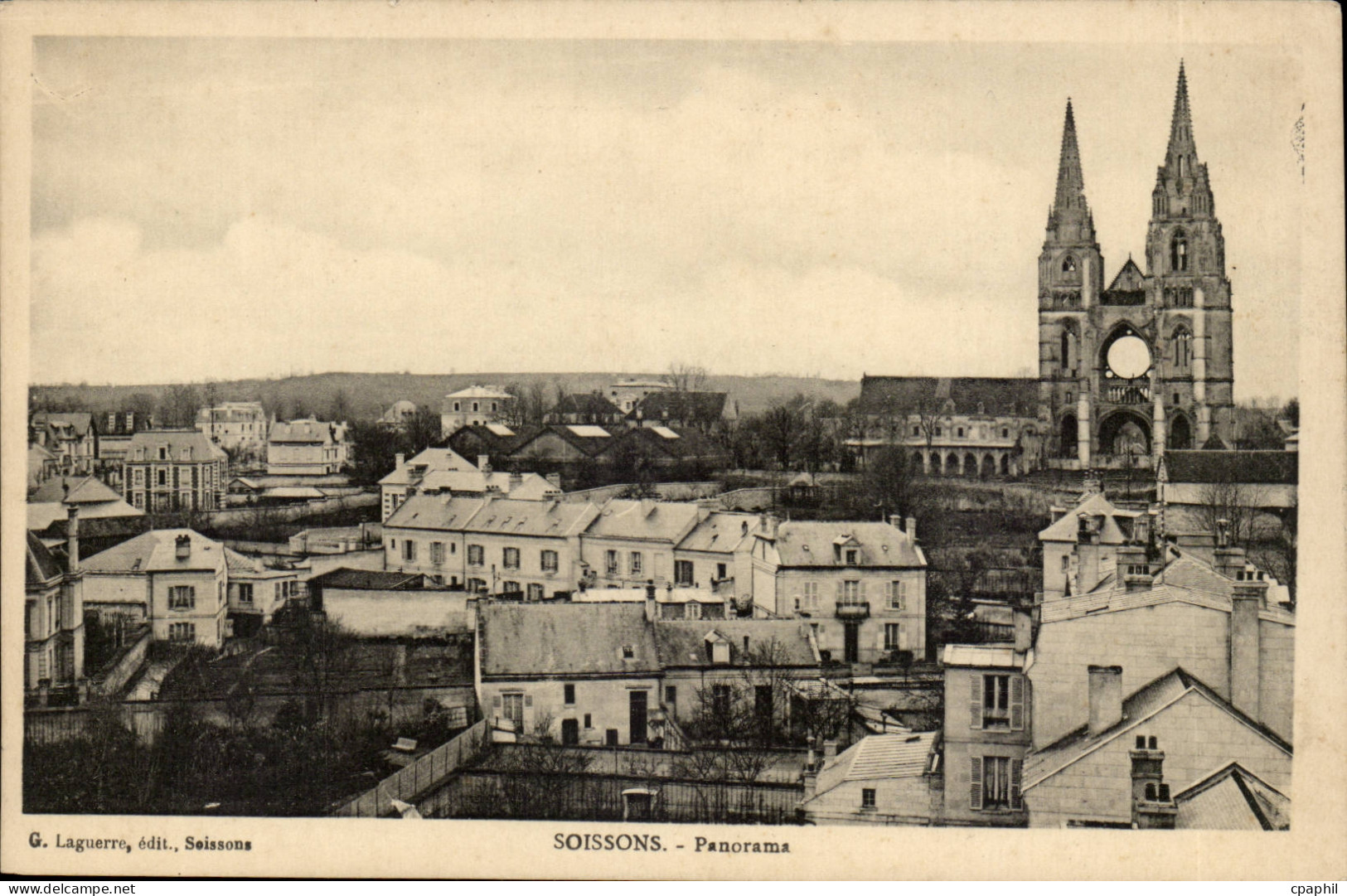 CPA Soissons Panorama