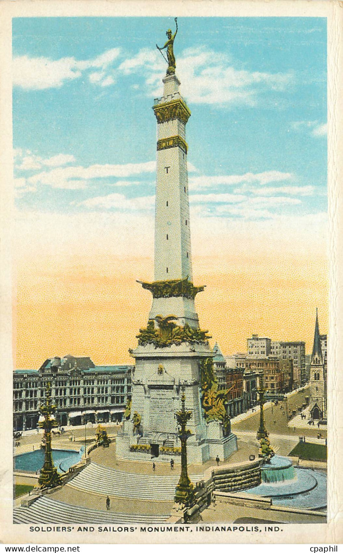 CPA Soldiers and Sailors Monument Indianapolis Ind