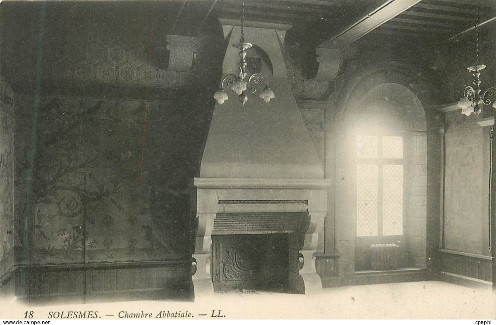 CPA Solesmes CHambre Abbatiale