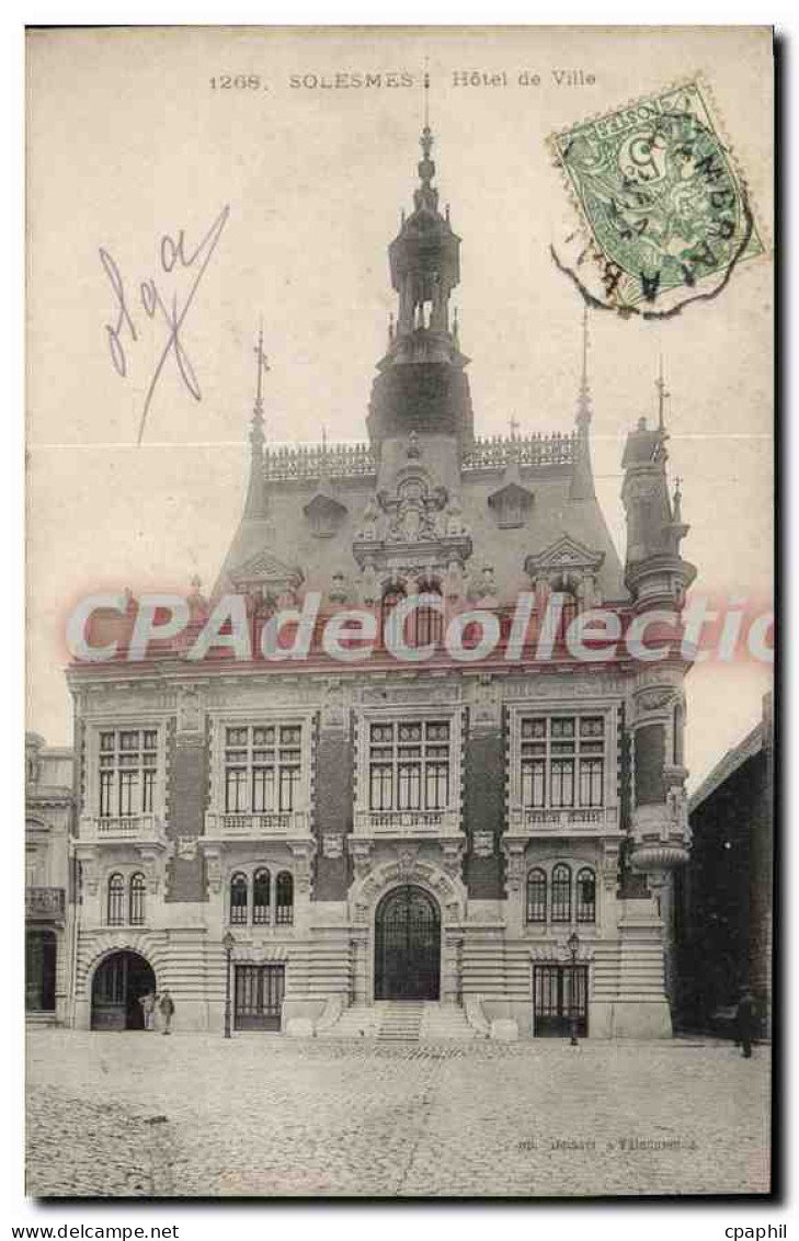 CPA Solesmes Hotel De Ville