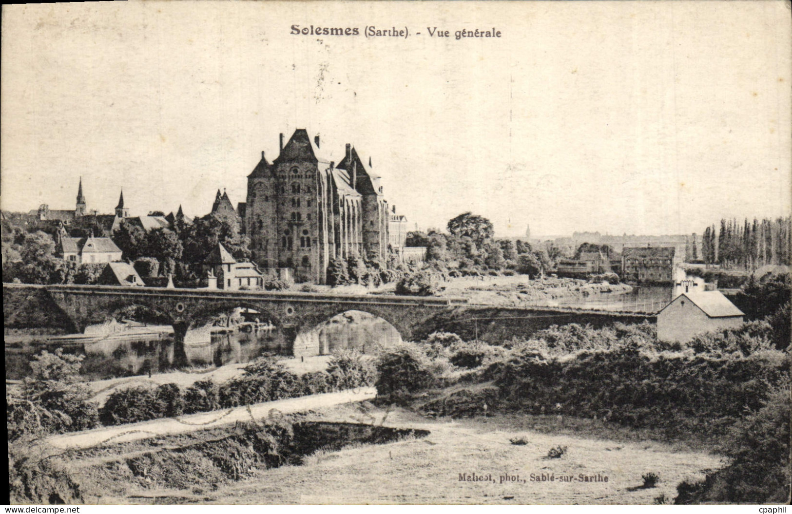CPA Solesmes Vue Generale