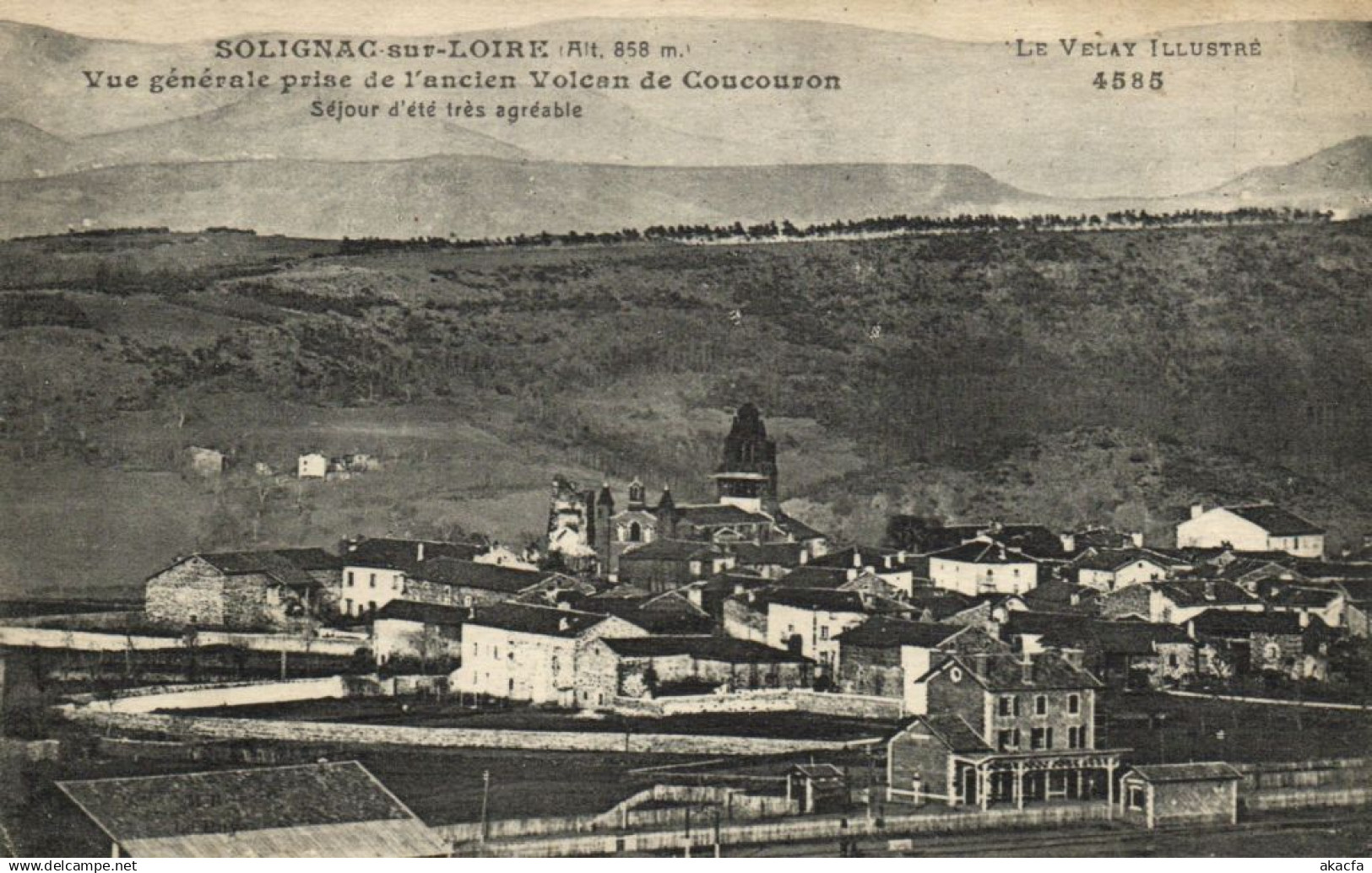 CPA Solignac-sur-LOIRE - Vue générale prise de l'ancien Volcan de (170302)