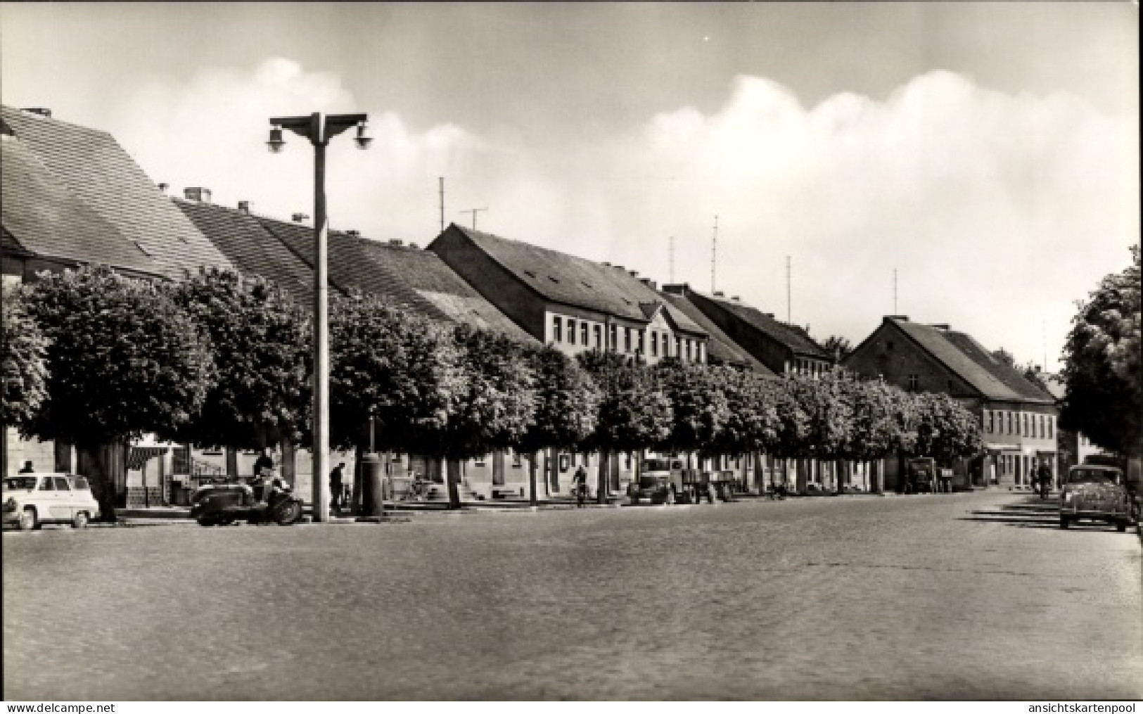 CPA Sonnewalde in der Niederlausitz, Marktplatz