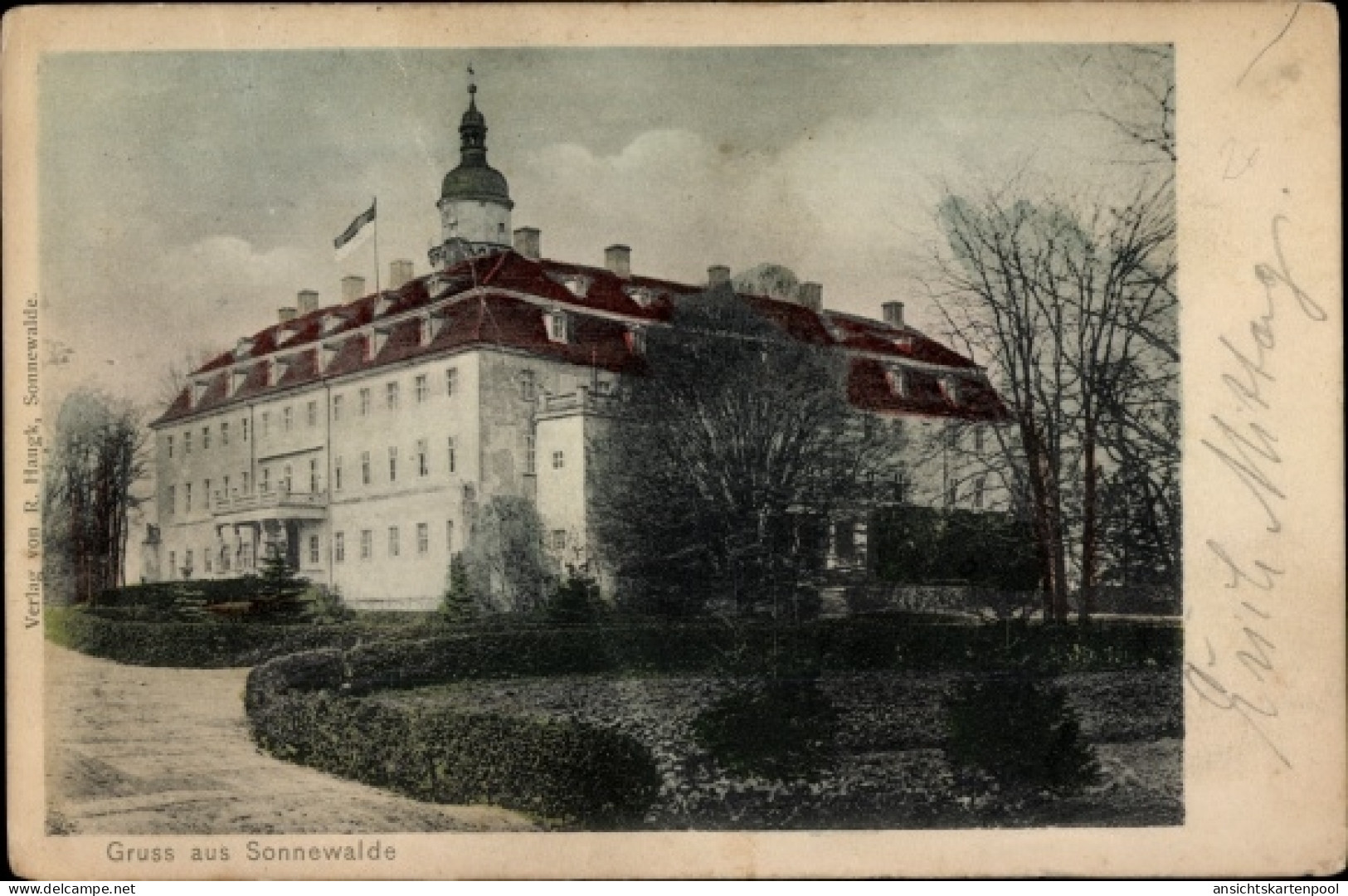 CPA Sonnewalde in der Niederlausitz, Schloss