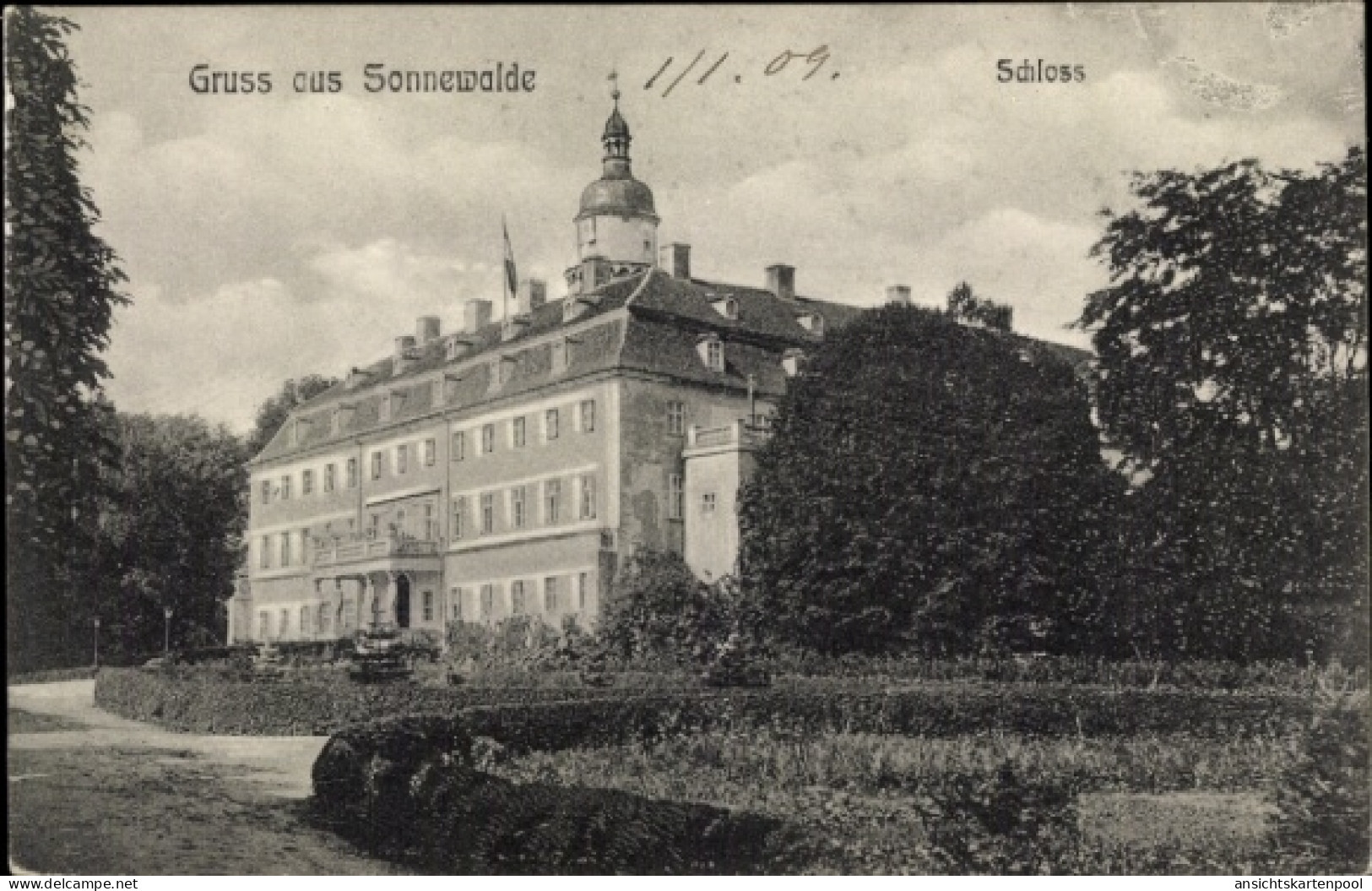CPA Sonnewalde in der Niederlausitz, Schloss