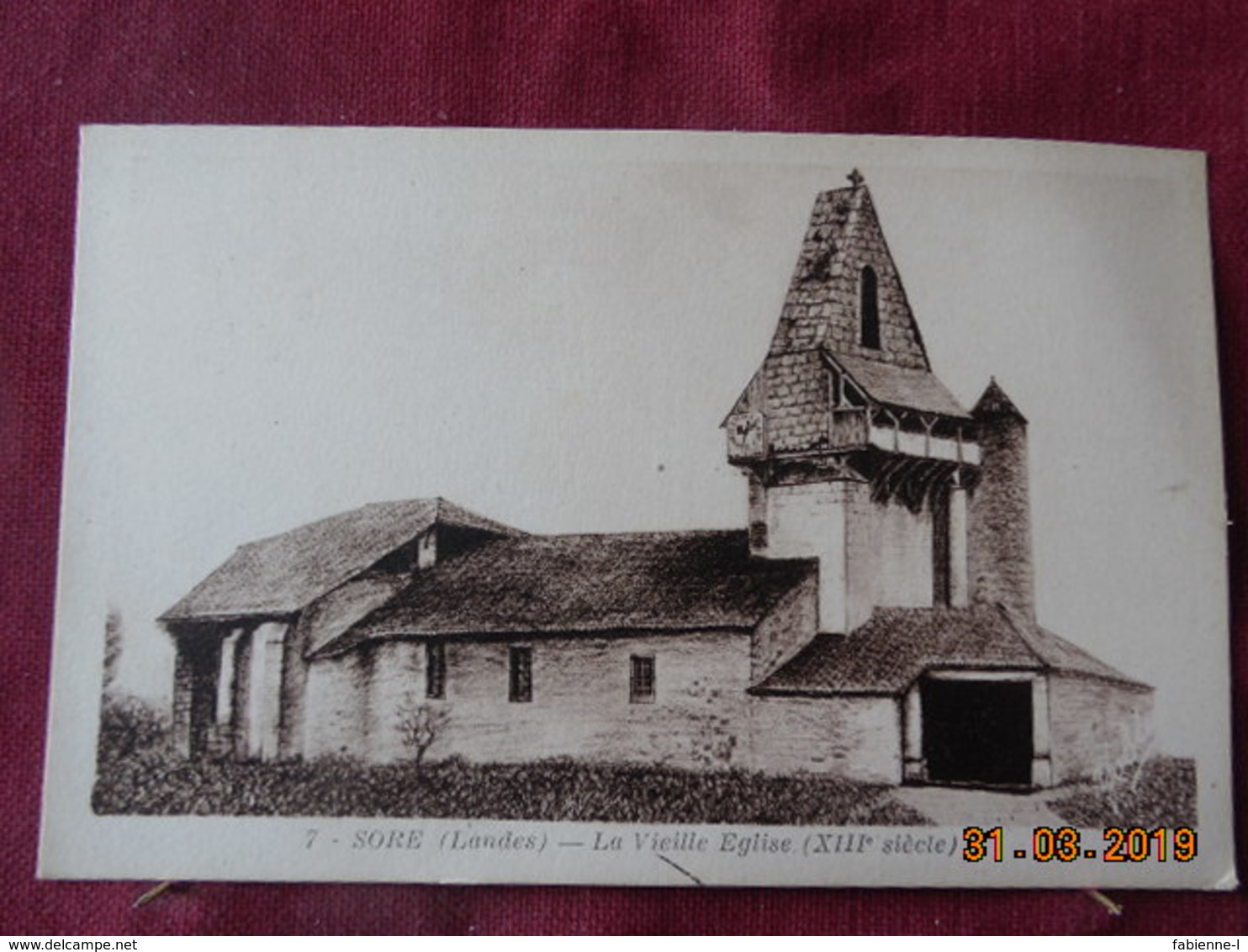 CPA - Sore - La Vieille Eglise (XIIIe siècle)