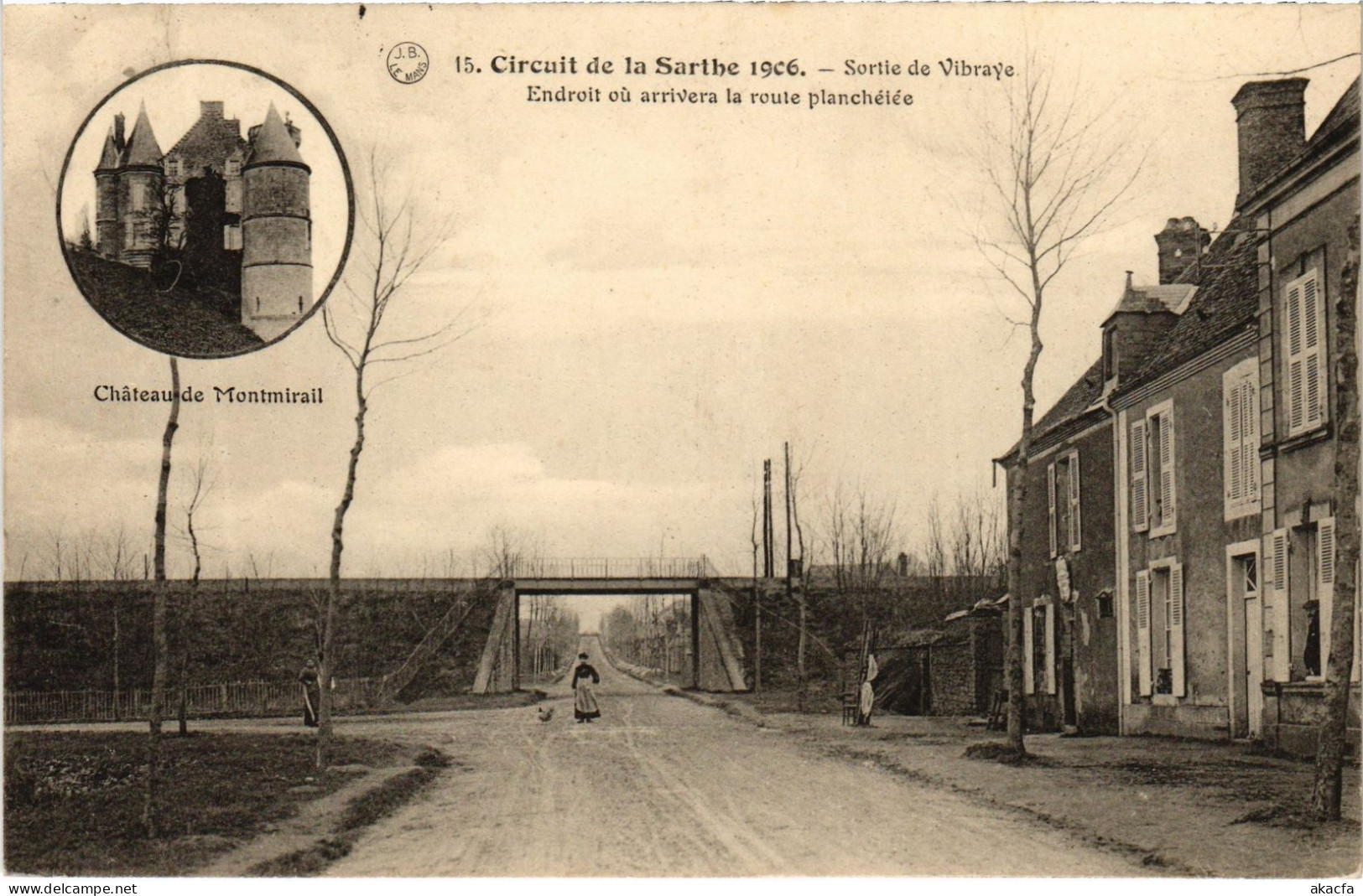 CPA Sortie de Vibraye Circuit de la Sarthe FRANCE (1451331)