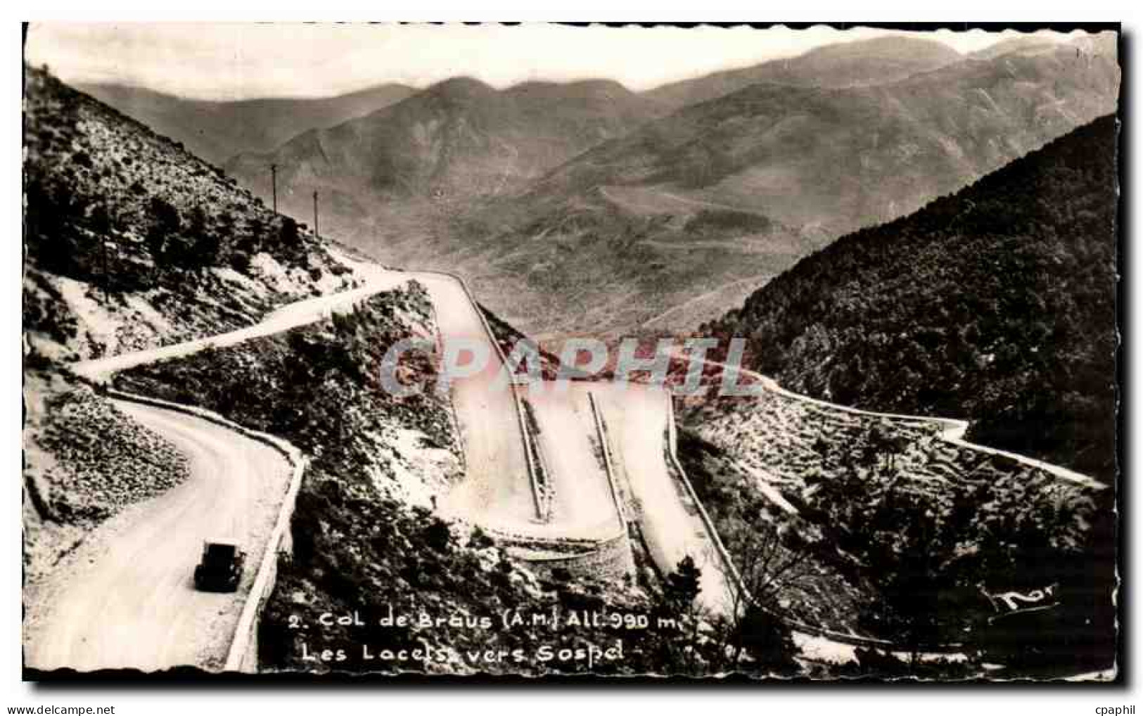 CPA Sospel Col de Braus
