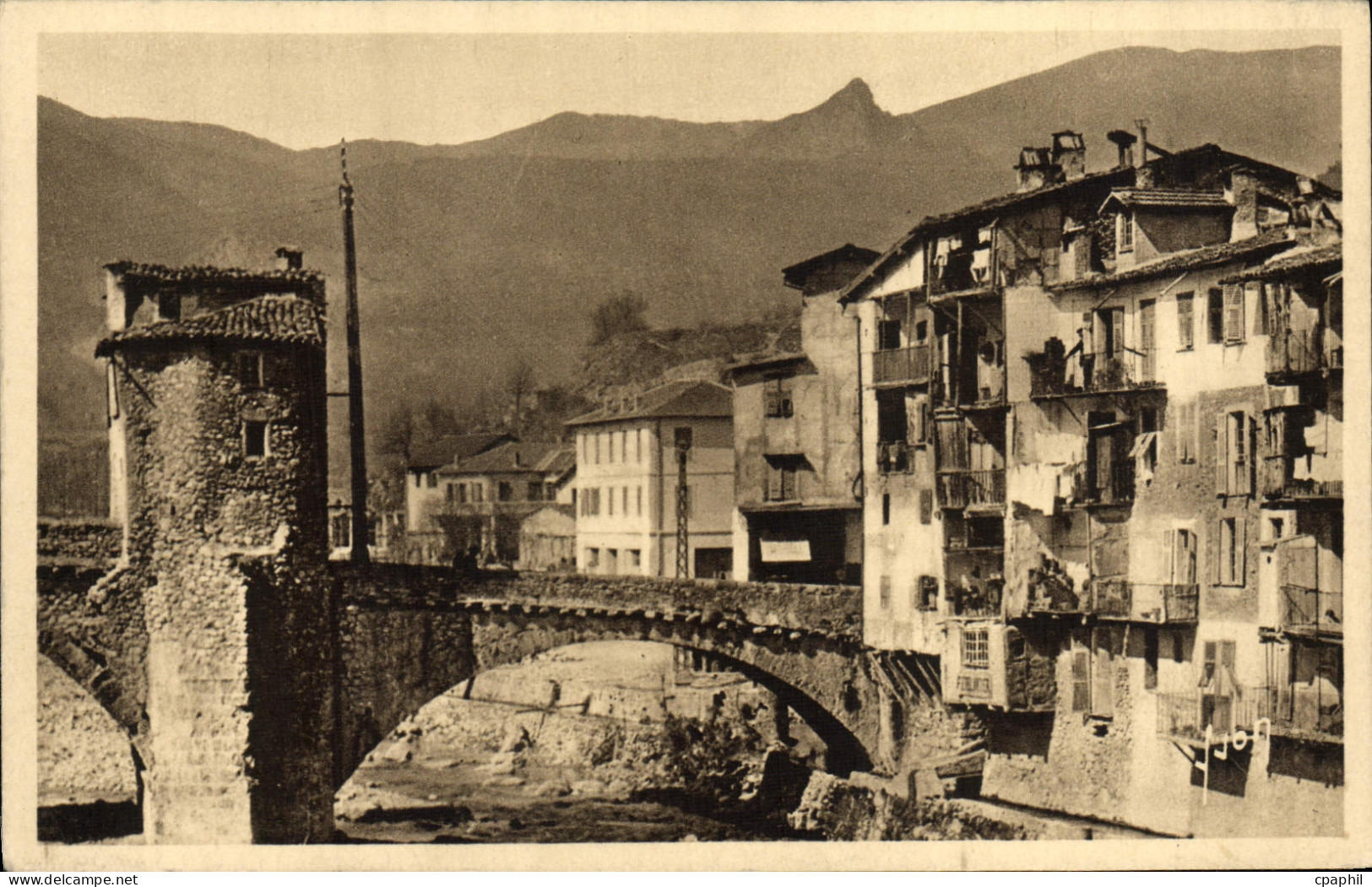 CPA Sospel Le Vieux Pont