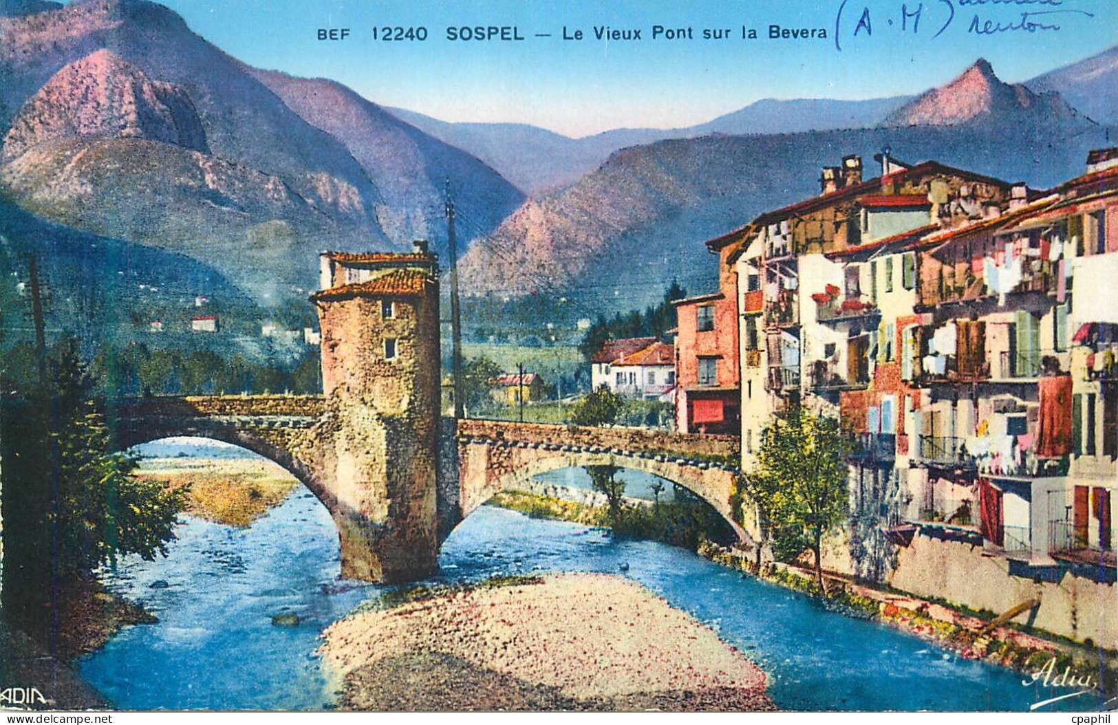 CPA Sospel le Vieux Pont sur la Bevera