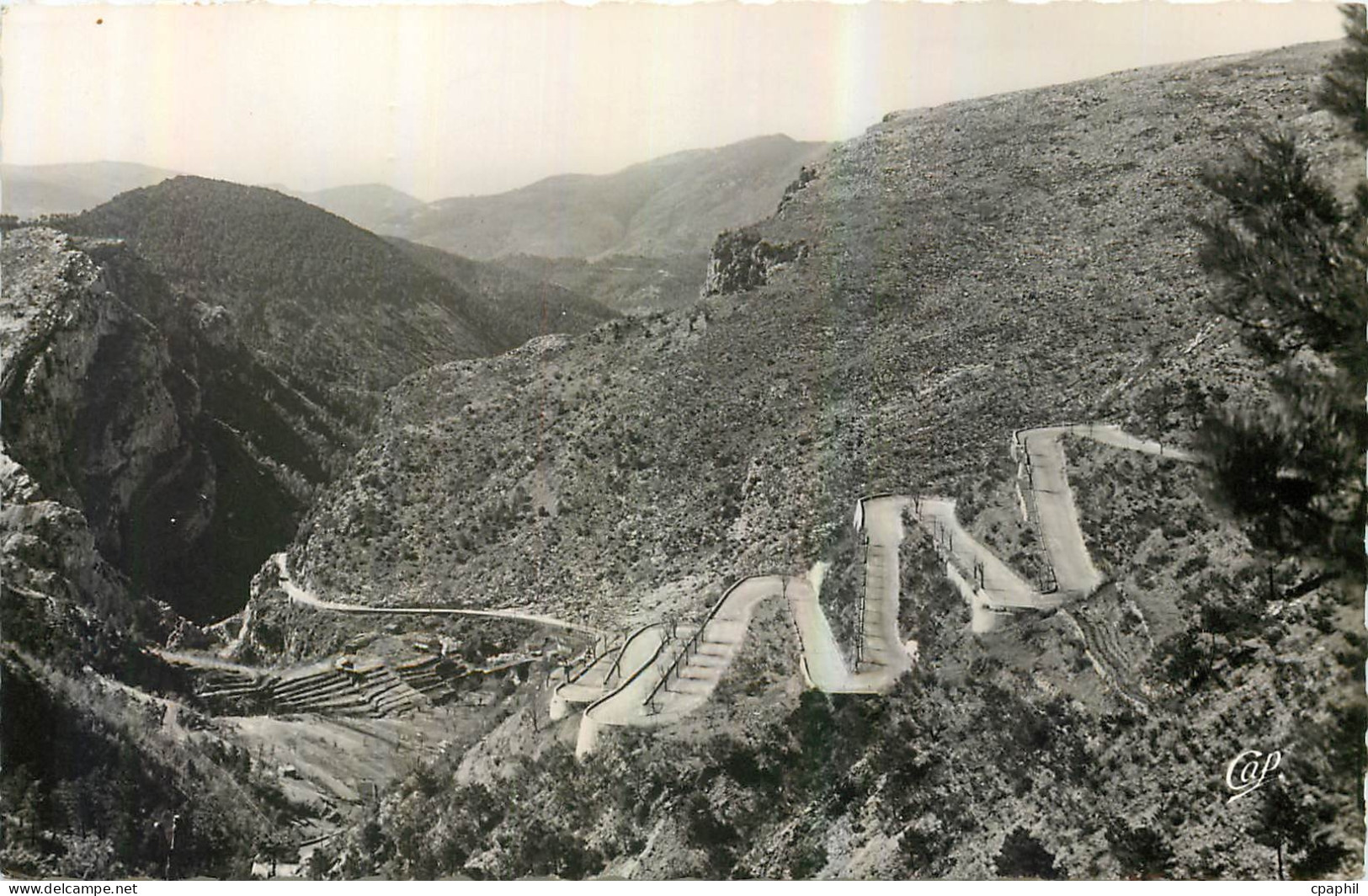 CPA Sospel Les lacets du Col de Braus