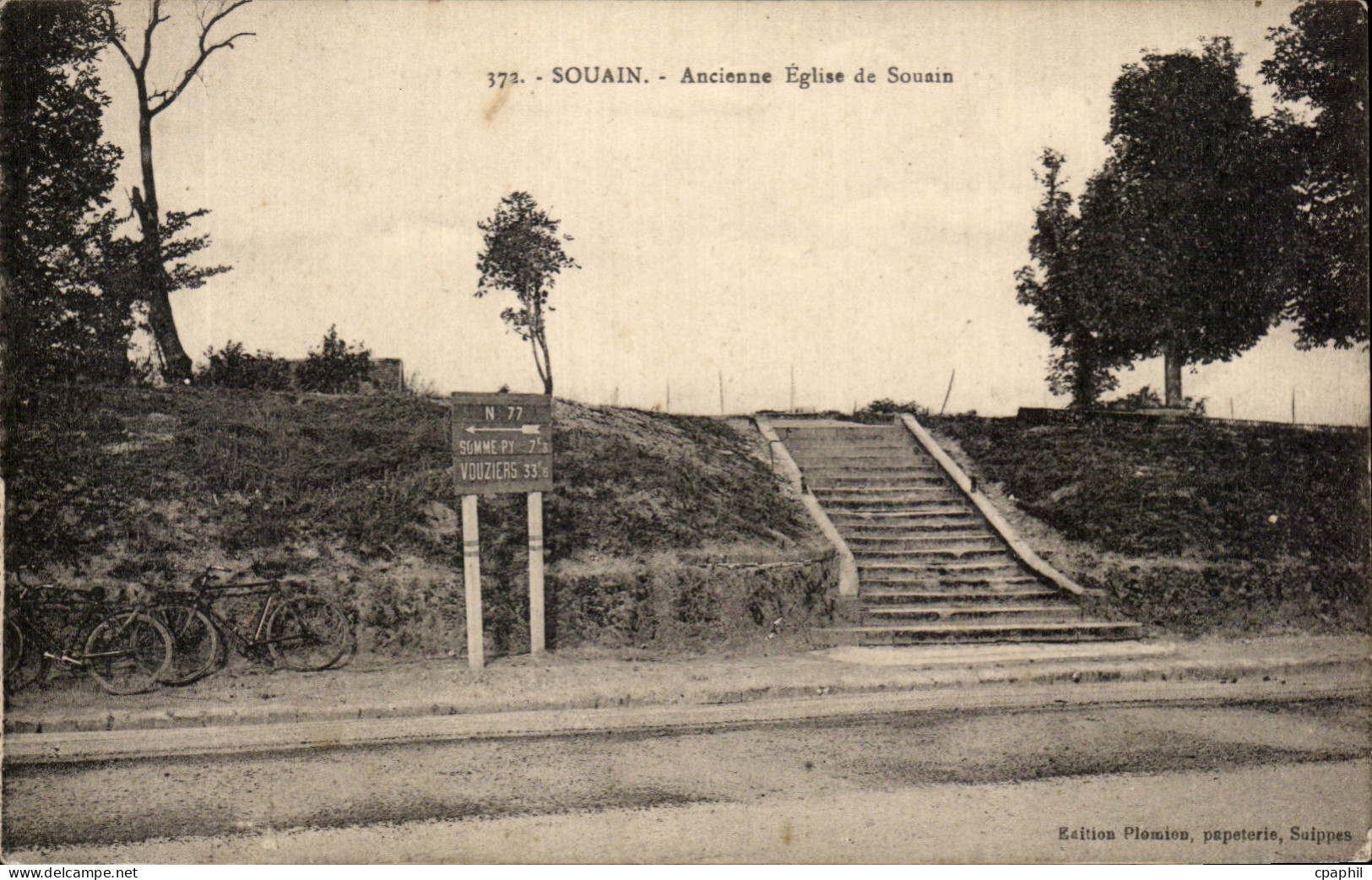CPA Souain Ancienne Eglise De Souain