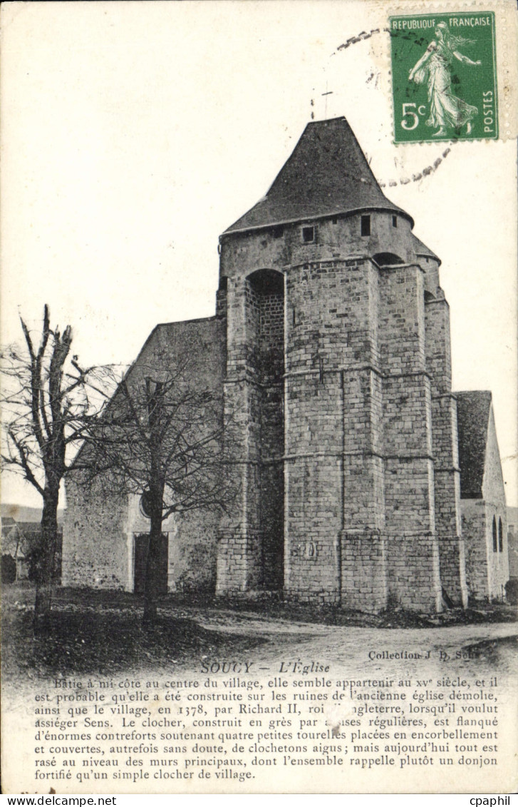 CPA Soucy L'Eglise