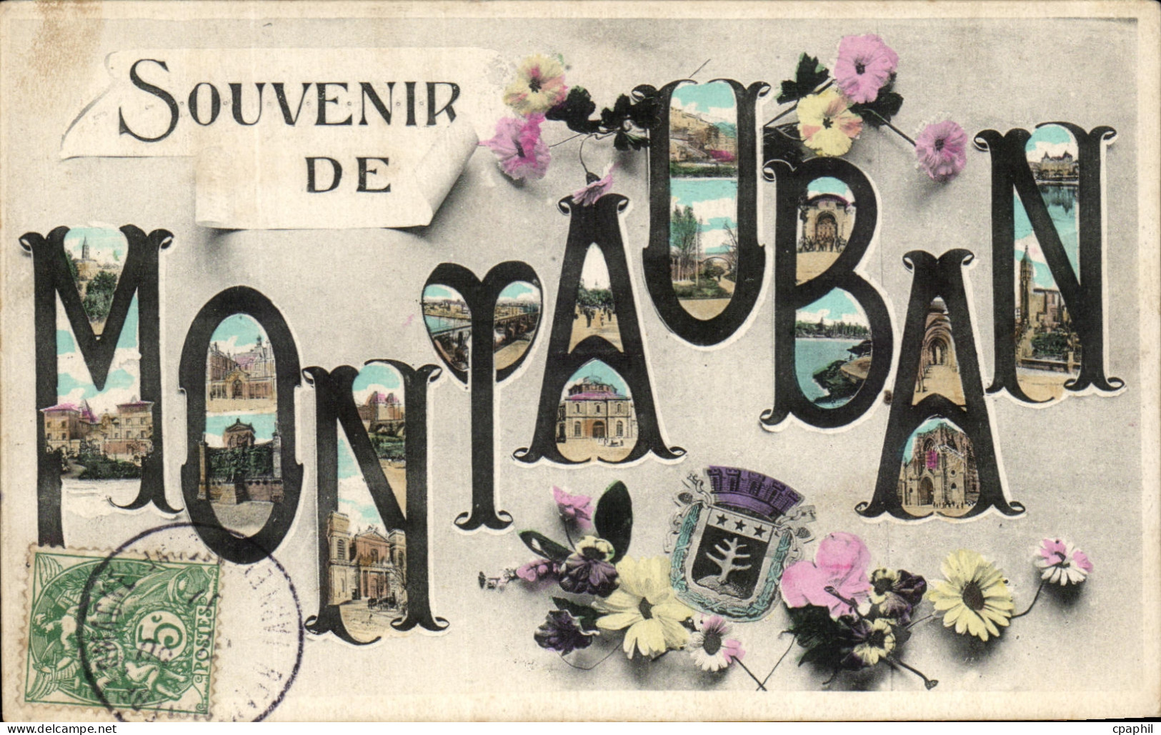 CPA Souivenir De Montauban