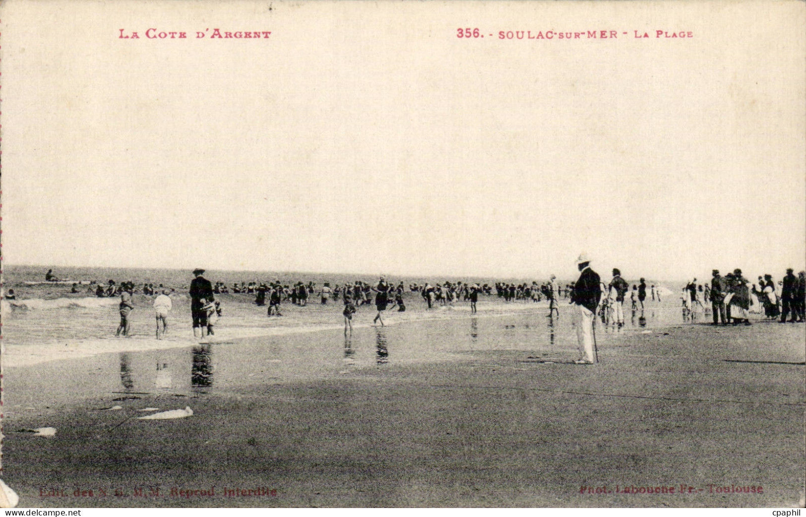 CPA Soulac sur Mer La plage