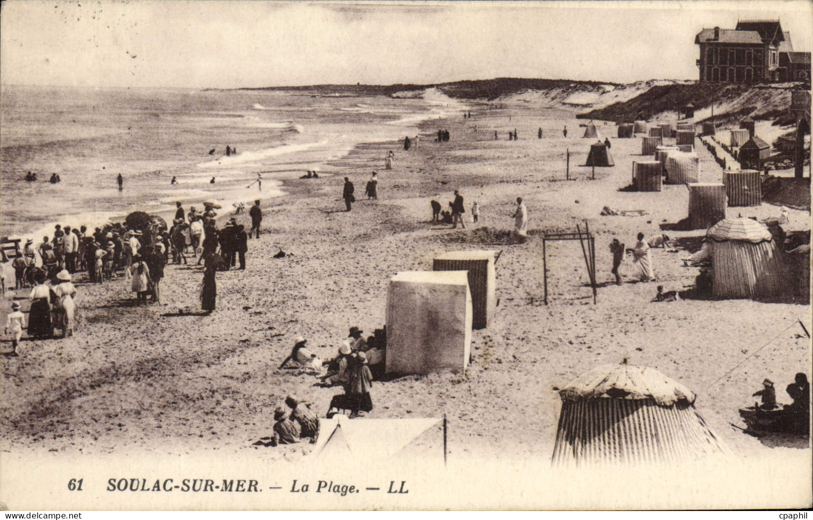 CPA Soulac sur Mer La Plage