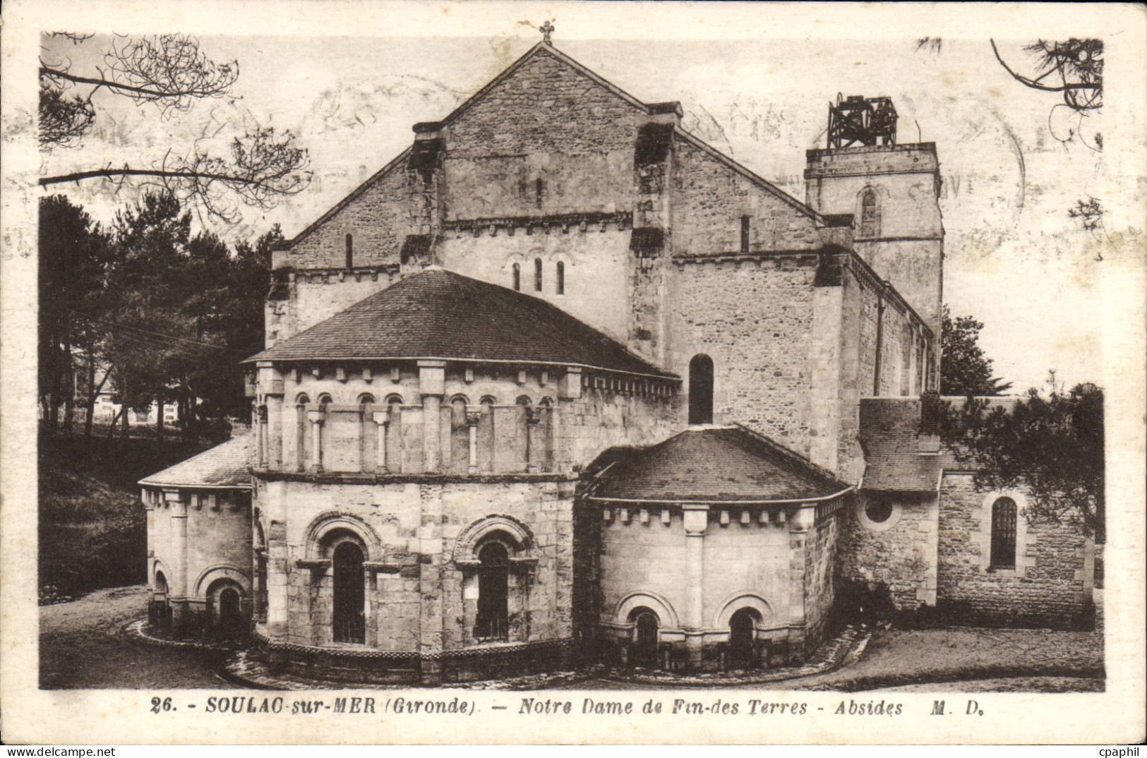 CPA Soulac Sur Mer Notre Dame De Fin Des Terres Absides
