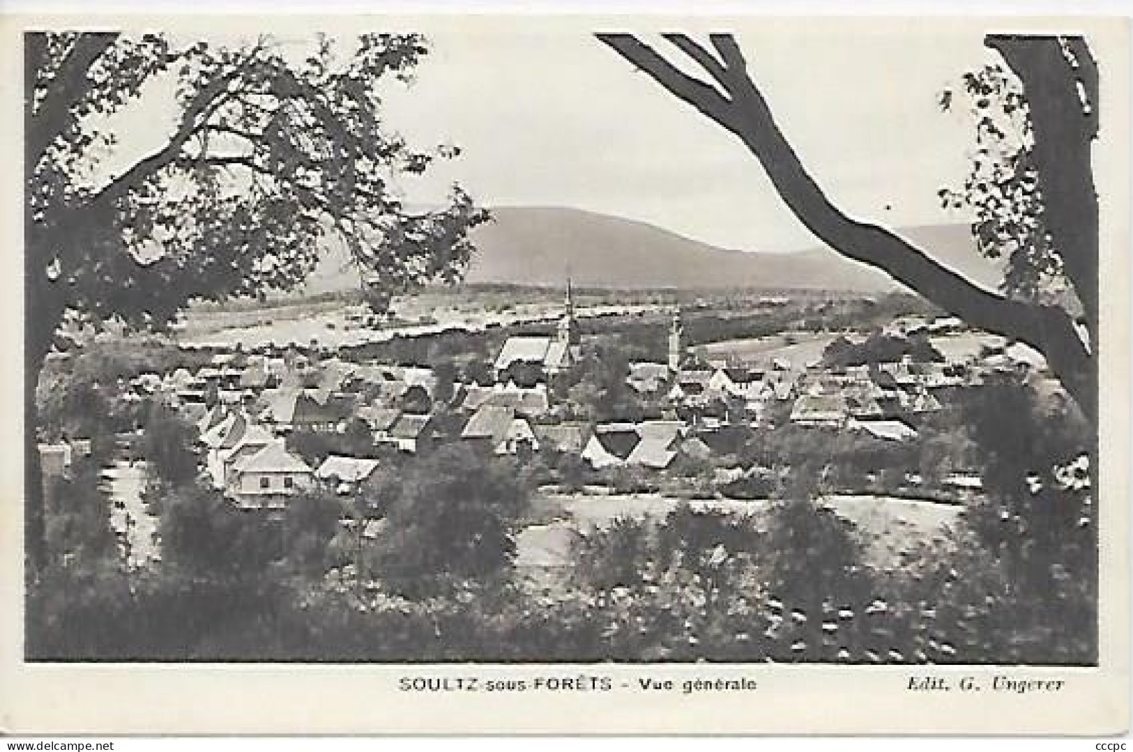 CPA Soultz-sous-Forêts Vue générale