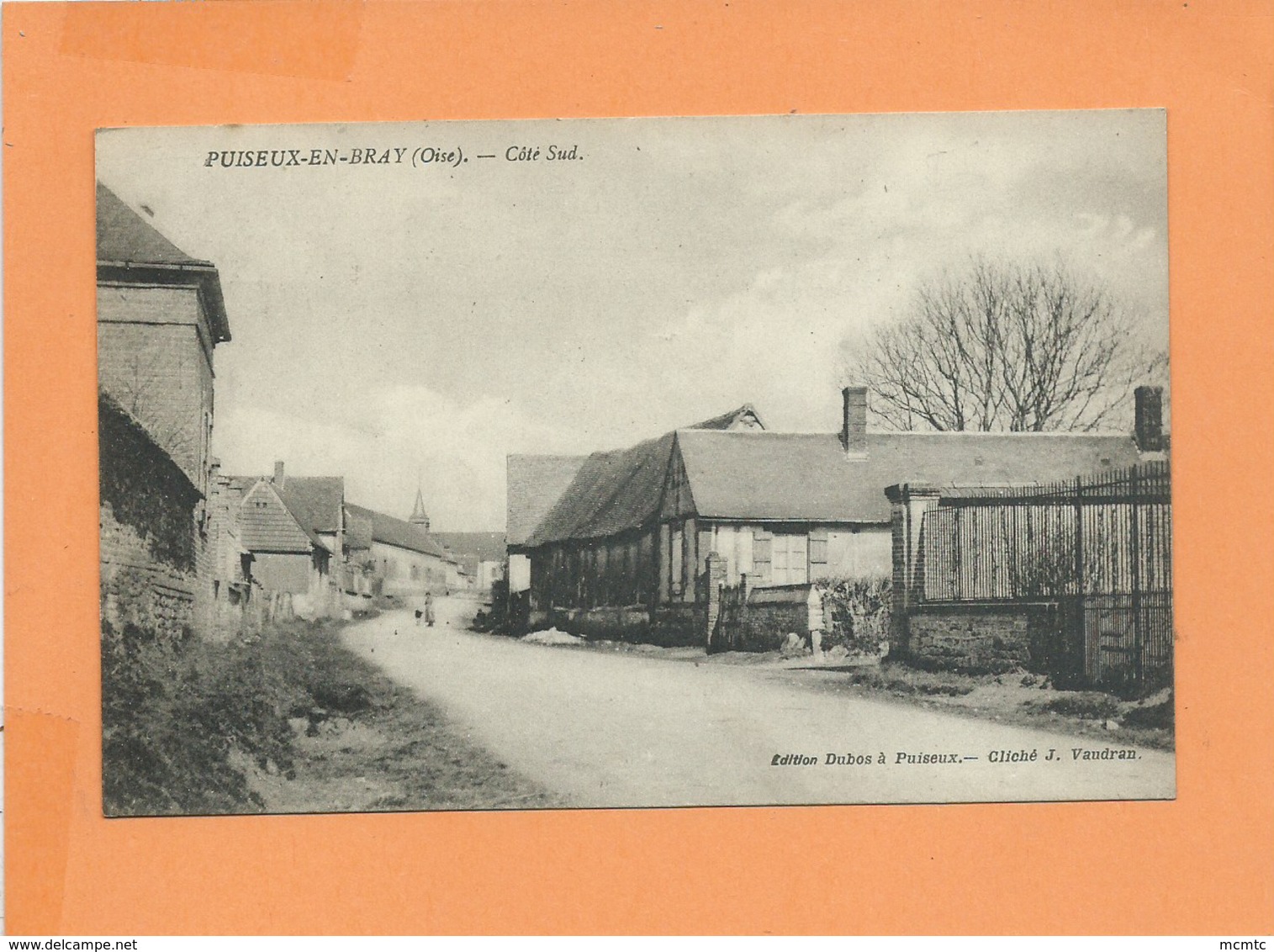 CPA  souple  - Puiseux en Bray -(Oise) - Côté Sud