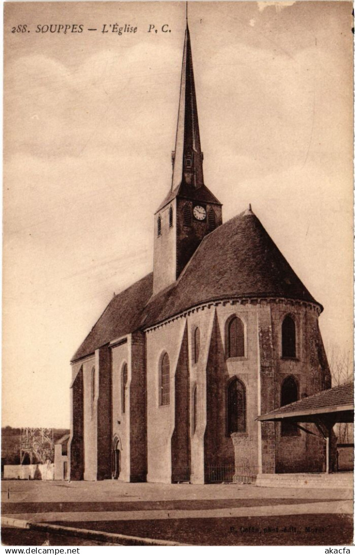 CPA Souppes sur Loing Eglise (1268064)