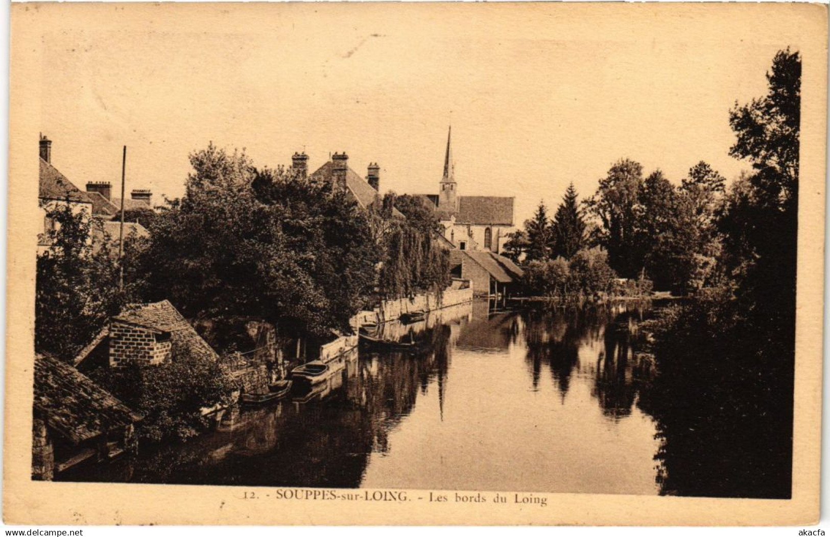 CPA Souppes sur Loing Les bords du Loing (1268078)