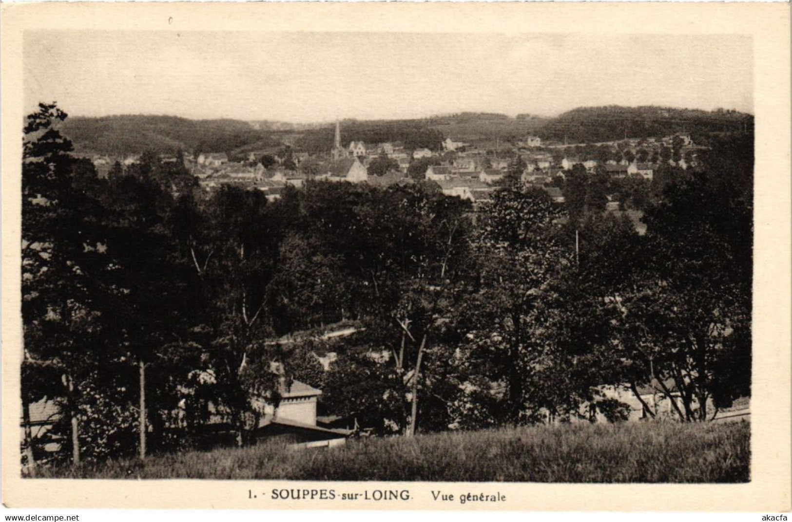 CPA Souppes sur Loing vue generale (1268060)