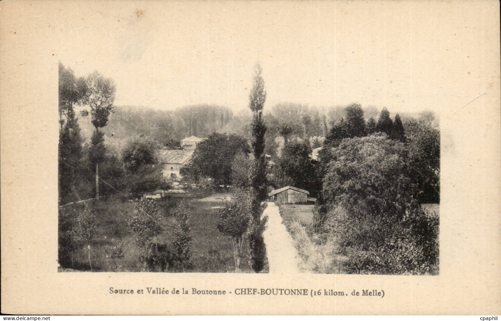 CPA Source et vallee de la Boutonne Chef Boutonne 16 km de Melle