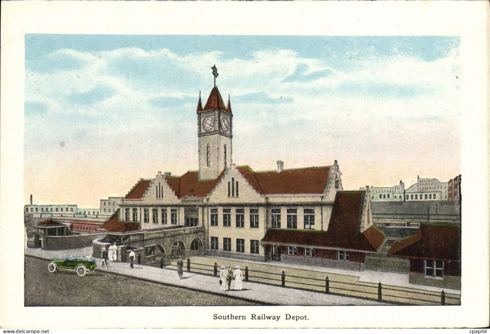 CPA Southern Railway Depot Horseshoe Bend from Country Club