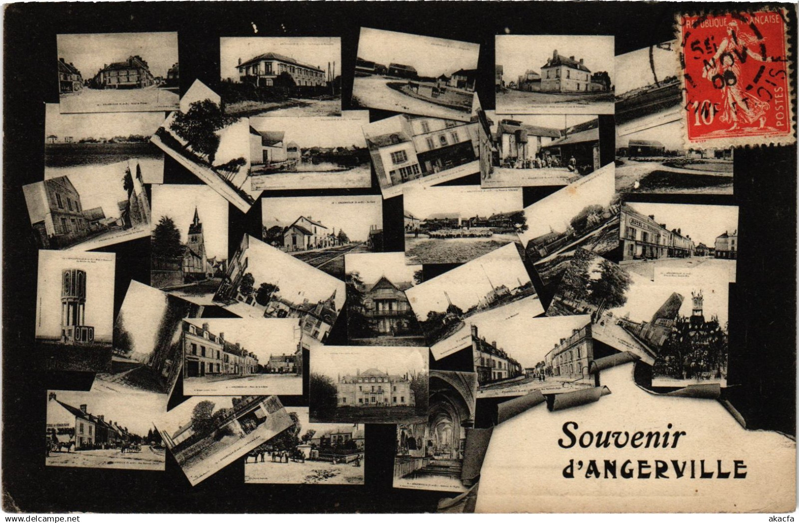 CPA Souvenir d' Angerville FRANCE (1371529)