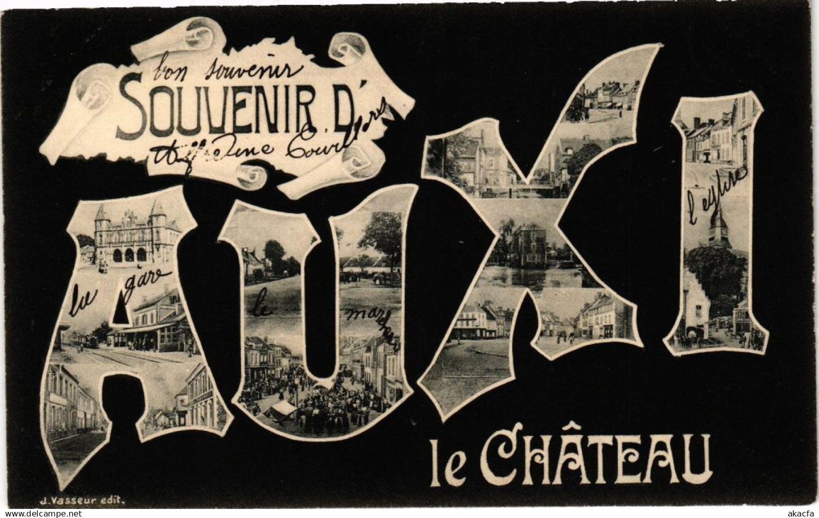 CPA Souvenir de - AUXI-le-CHATEAU (197645)