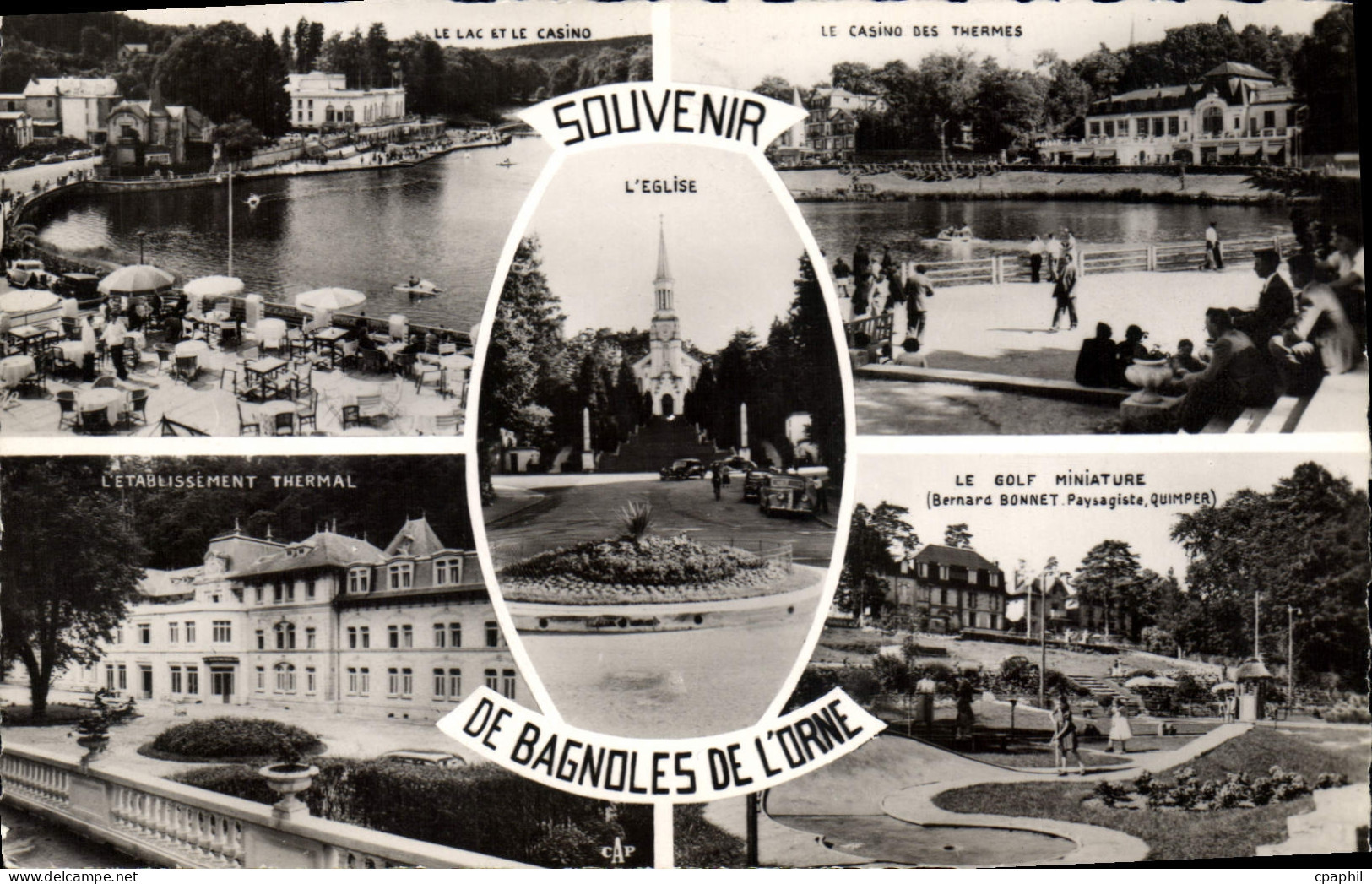 CPA Souvenir de Bagnoles de l'Orne