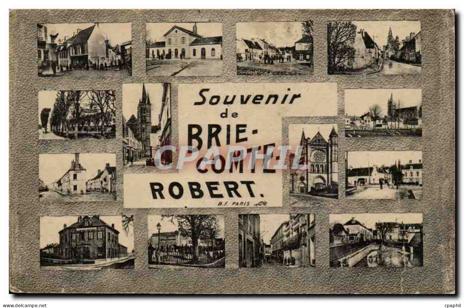 CPA Souvenir de Brie Comte Robert