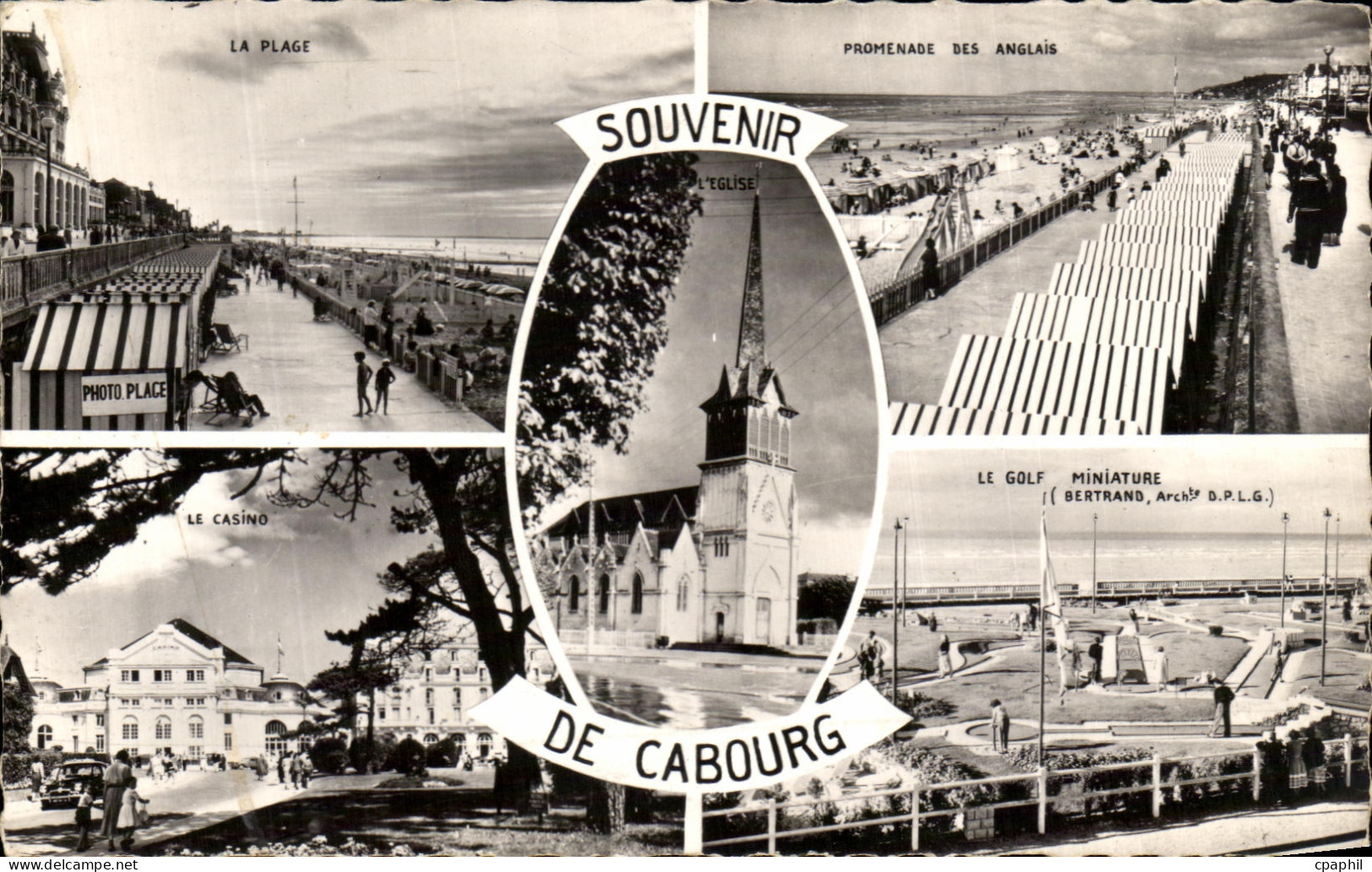 CPA Souvenir De Cabourg