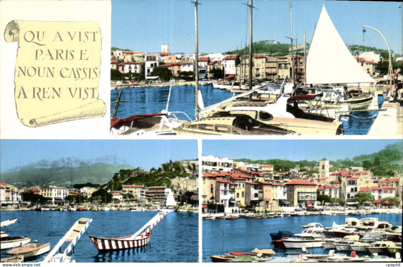 CPA Souvenir de Cassis
